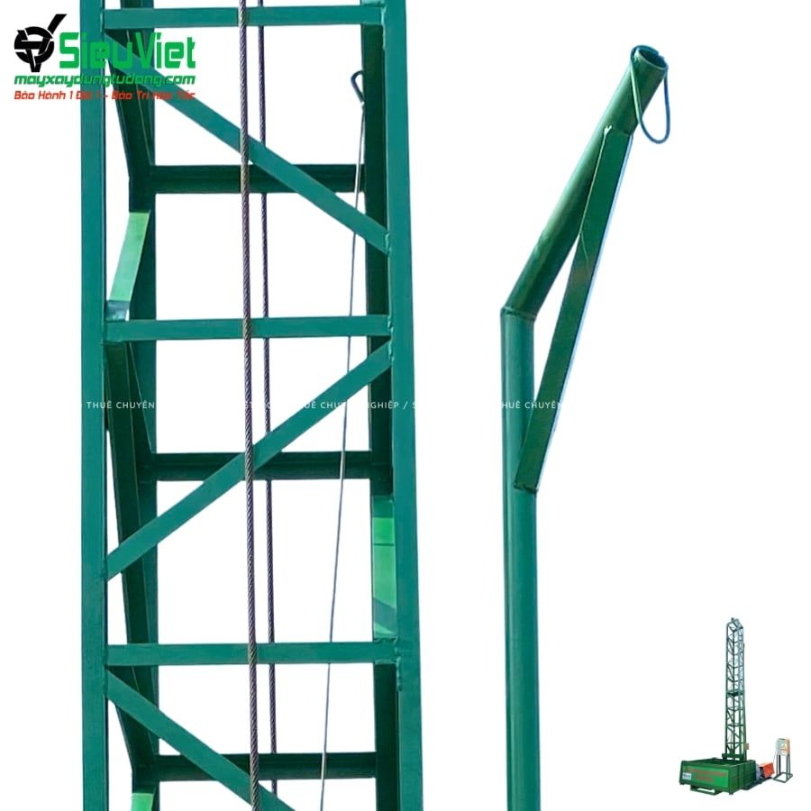 Cột cờ nâng đốt vận thăng nâng hàng VTSV500 VTSV1000