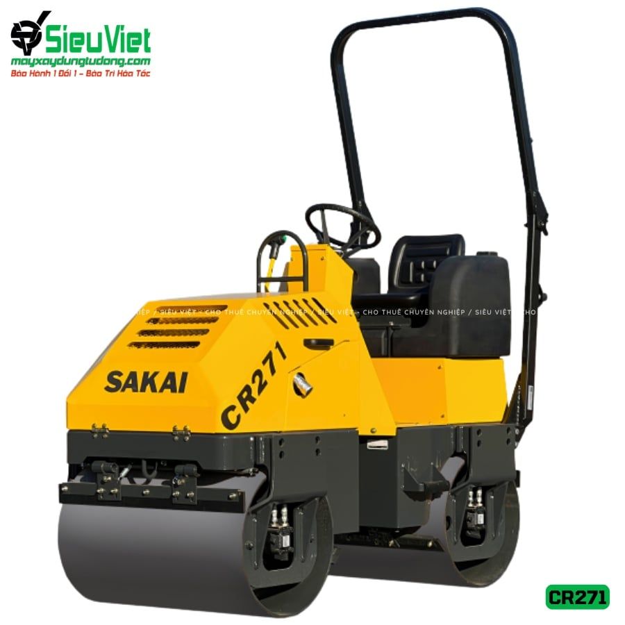 Xe lu rung nhỏ 1.5 tấn Sakai CR271 Nhật Bản (Mới 100%)