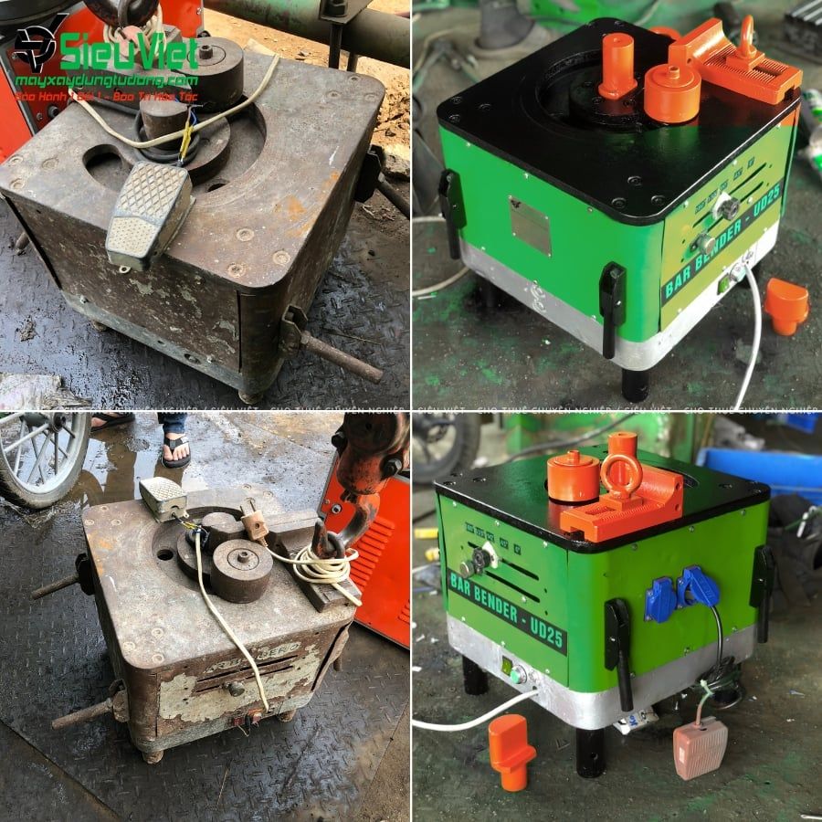 Đại tu máy uốn sắt UD25 nội địa Hàn Quốc