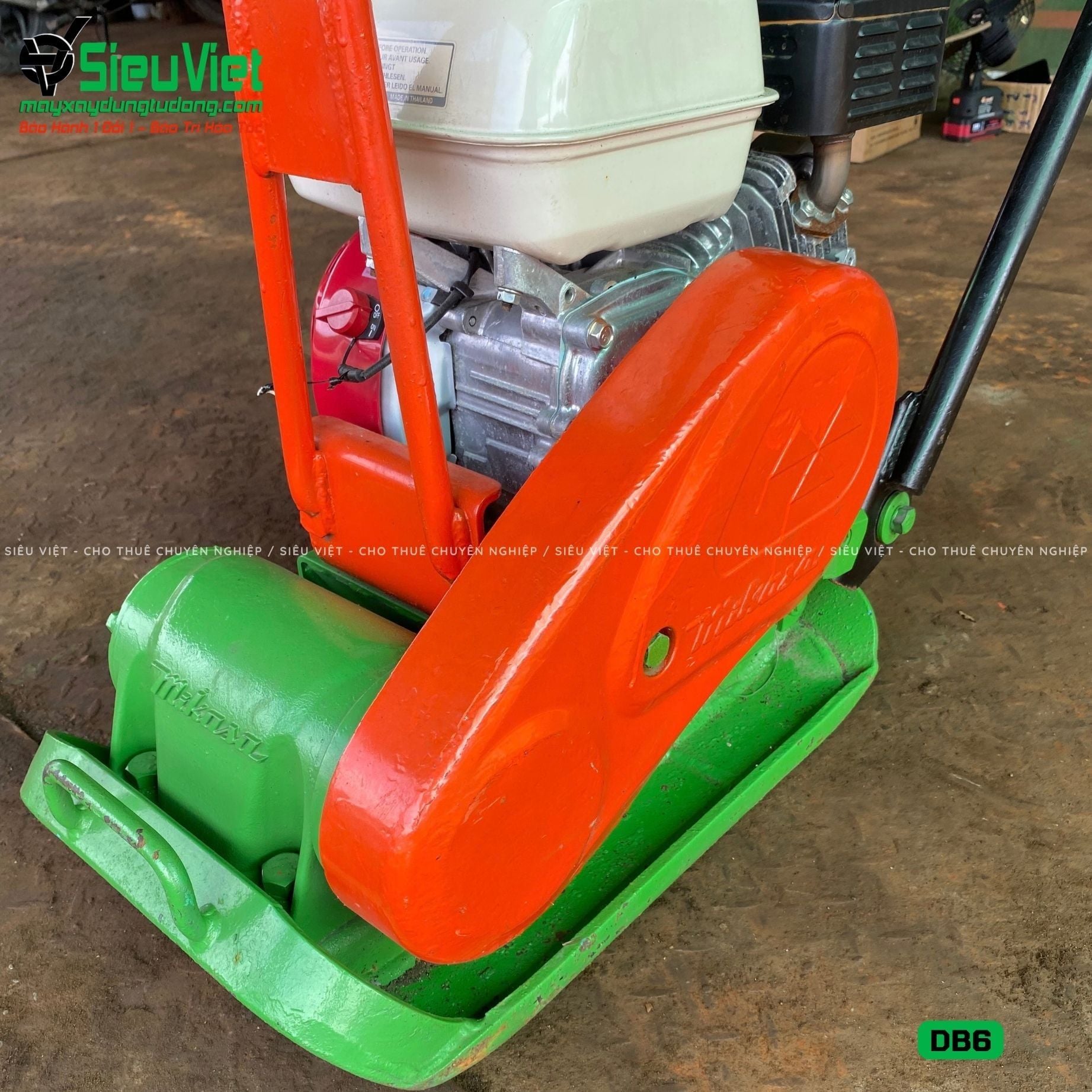 Thuê Ngày Máy đầm bàn DB6 50-70Kg (Xăng)