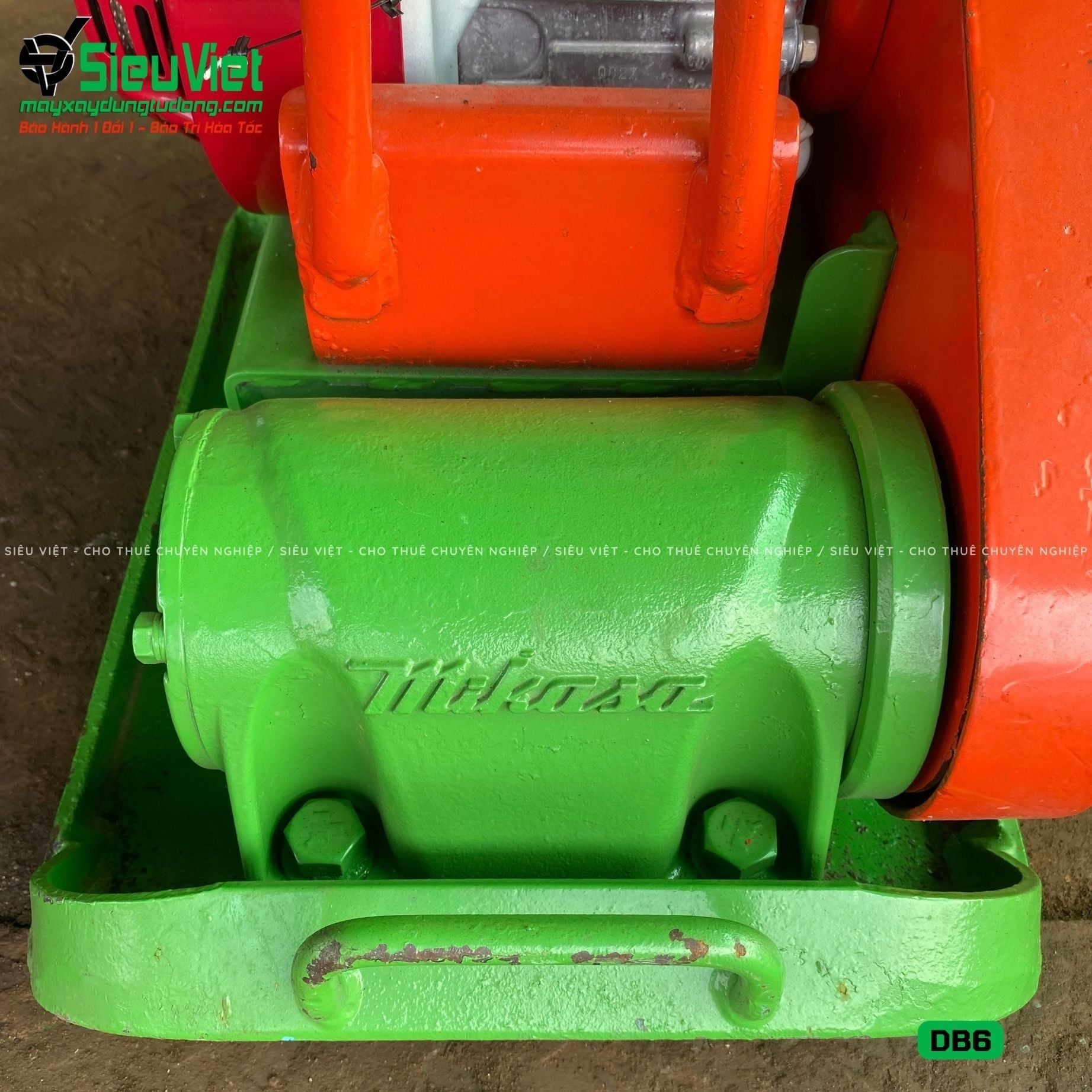 Thuê Tháng Máy đầm bàn DB6 50-70Kg (Xăng)
