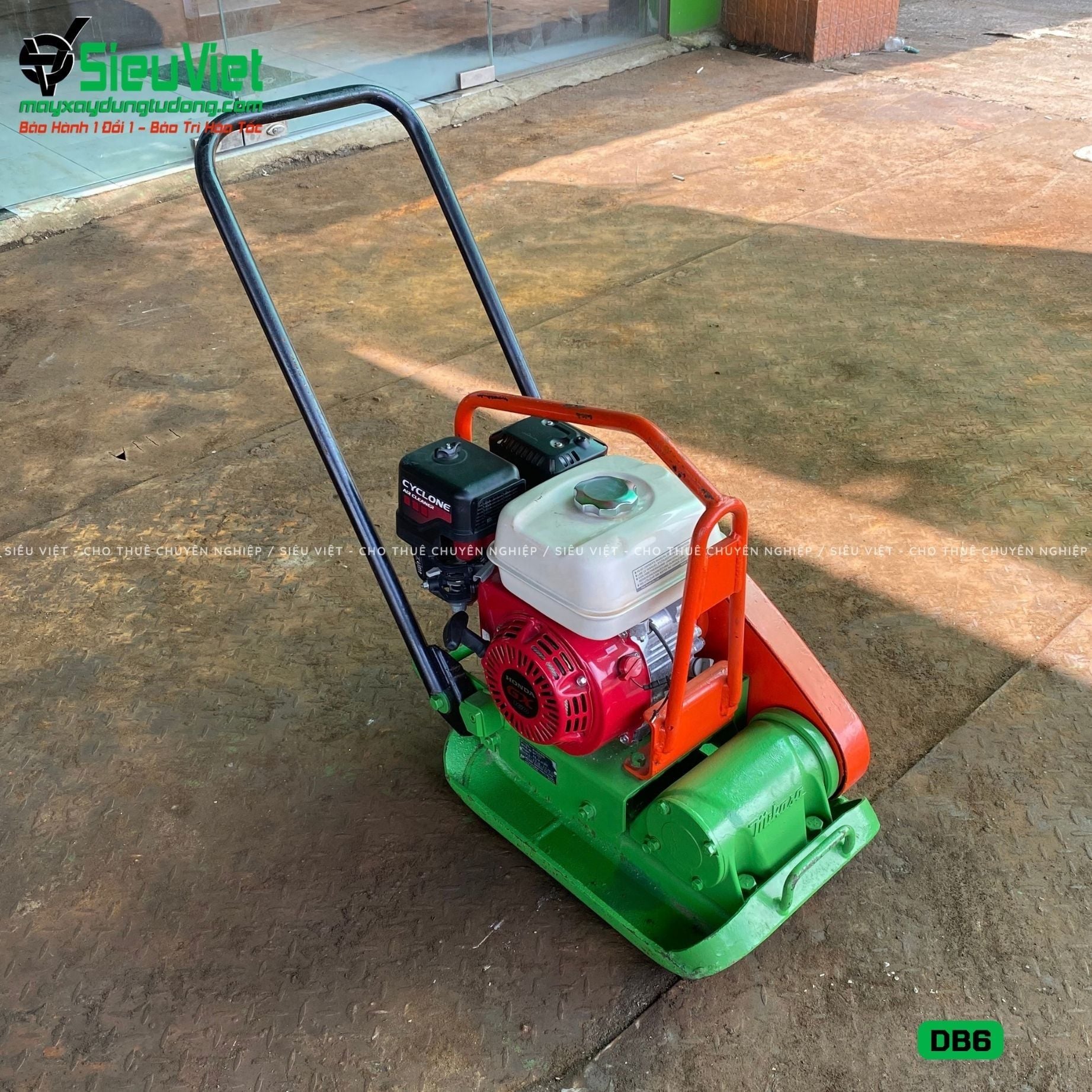 Thuê Tháng Máy đầm bàn DB6 50-70Kg (Xăng)