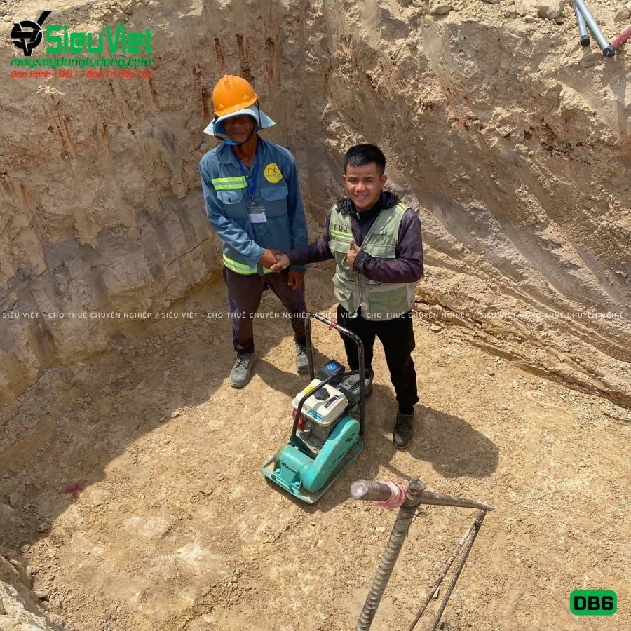 Thuê Ngày Máy đầm bàn DB6 50-70Kg (Xăng)