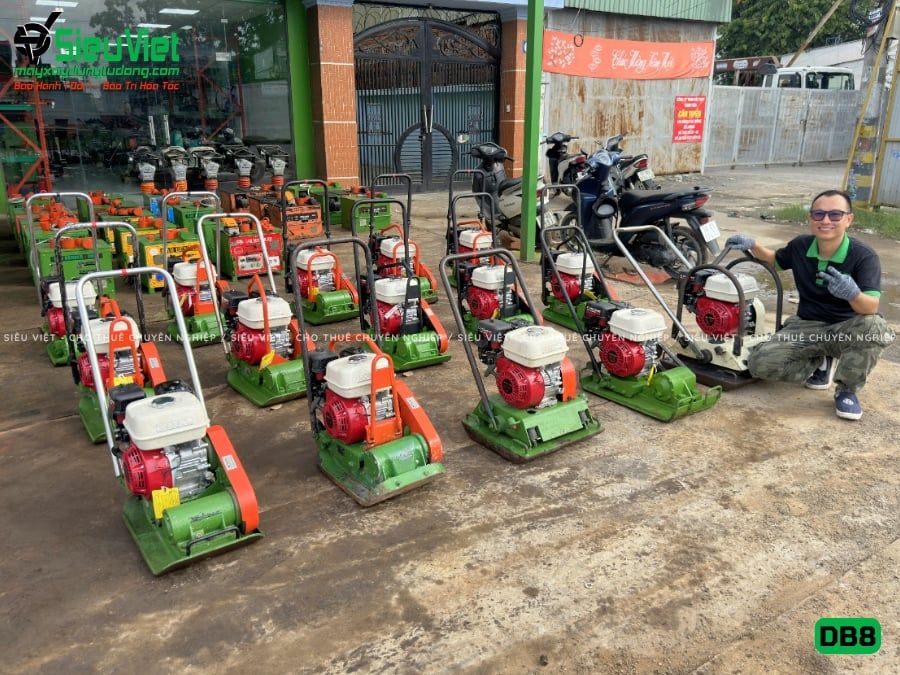 Thuê Ngày Máy đầm bàn DB8 75-100Kg (Xăng)
