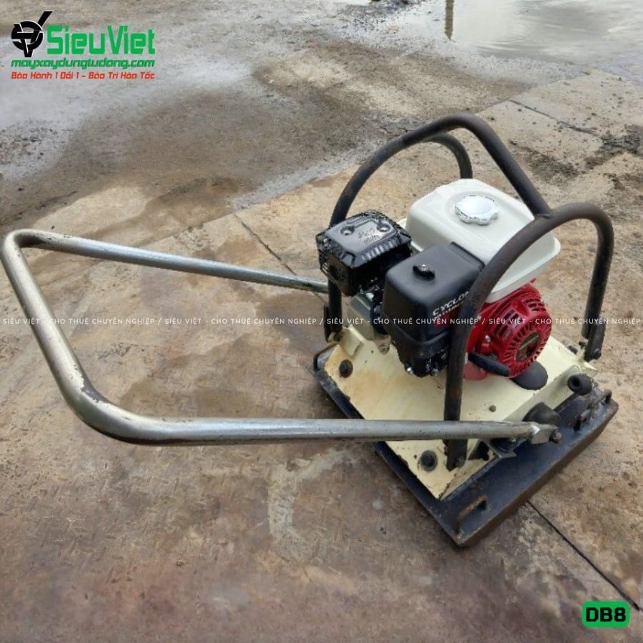 Thuê Tháng Máy đầm bàn DB8 75-100Kg (Xăng)