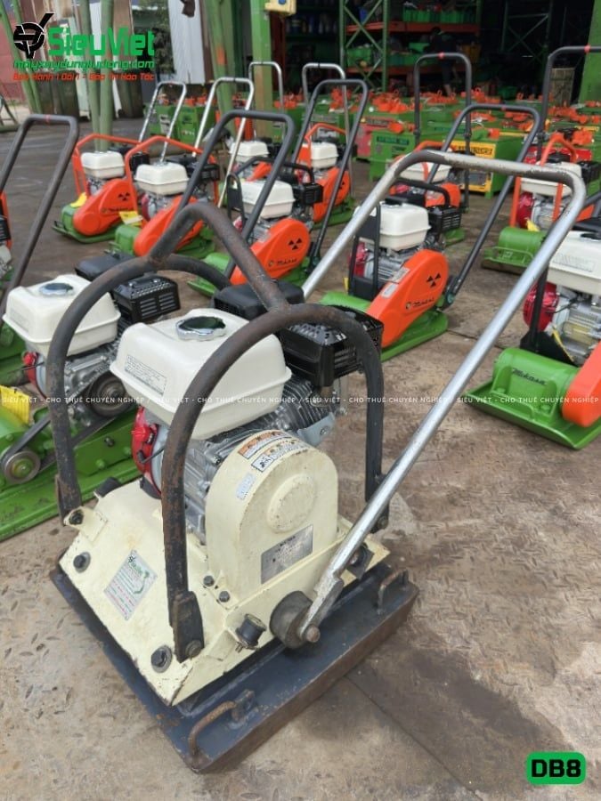 Thuê Tháng Máy đầm bàn DB8 75-100Kg (Xăng)