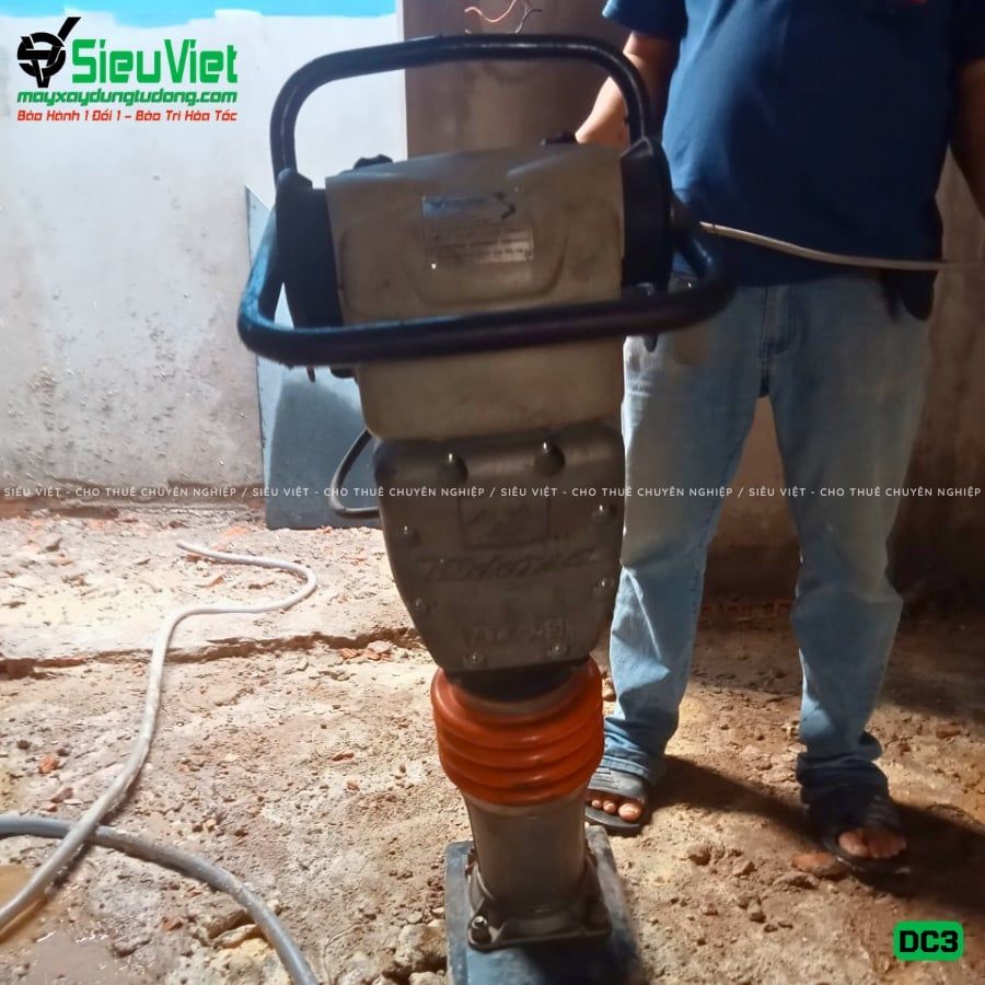 Thuê Tháng Máy đầm cóc điện DCD 50Kg (Điện 220V, dân dụng)