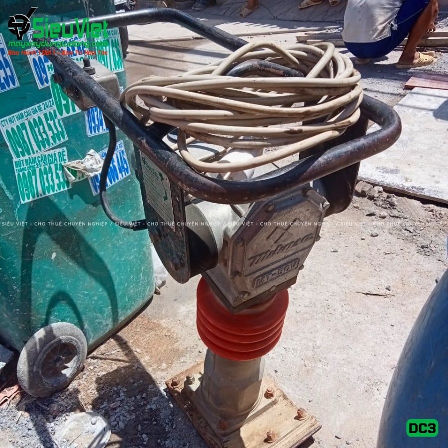 Thuê Tháng Máy đầm cóc điện DCD 50Kg (Điện 220V, dân dụng)