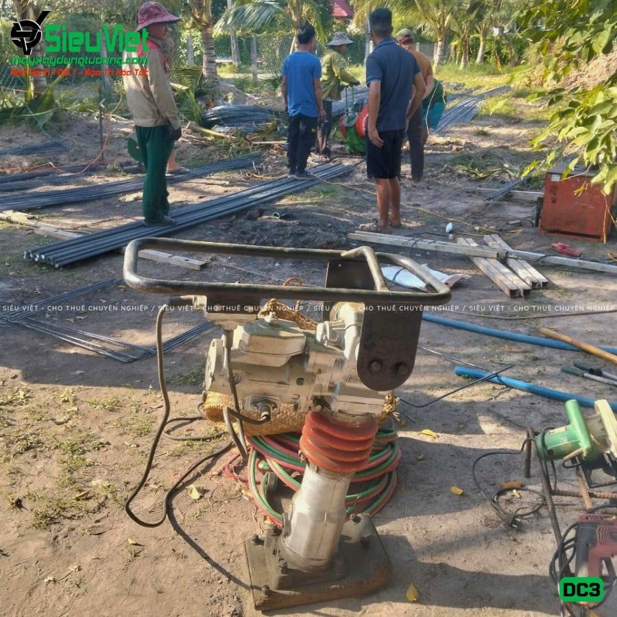 Thuê Tháng Máy đầm cóc điện DCD 50Kg (Điện 220V, dân dụng)