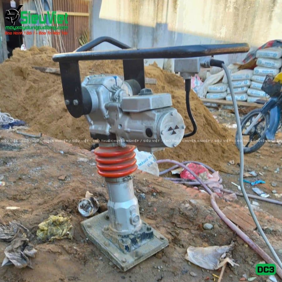 Thuê Tháng Máy đầm cóc điện DCD 50Kg (Điện 220V, dân dụng)