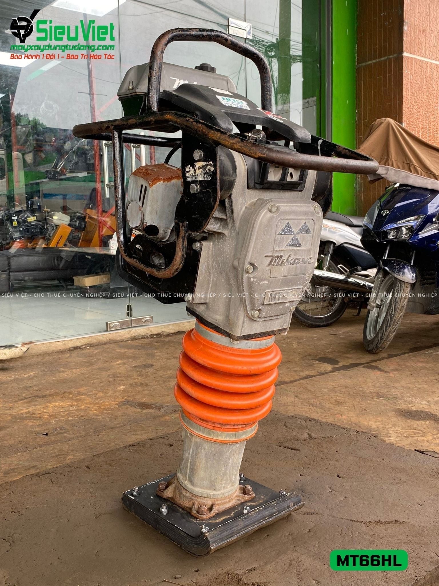(Cũ) Máy đầm cóc 65-70Kg (MT66, MTX60) Nhật Bản (Xăng)