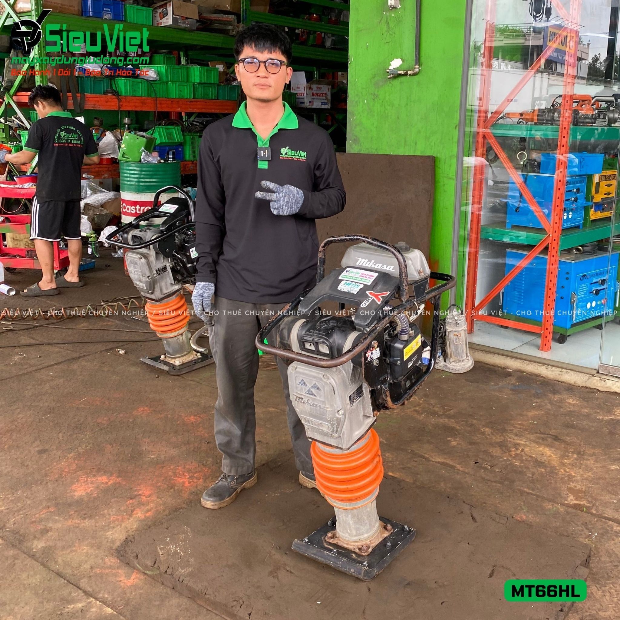 (Cũ) Máy đầm cóc 65-70Kg (MT66, MTX60) Nhật Bản (Xăng)