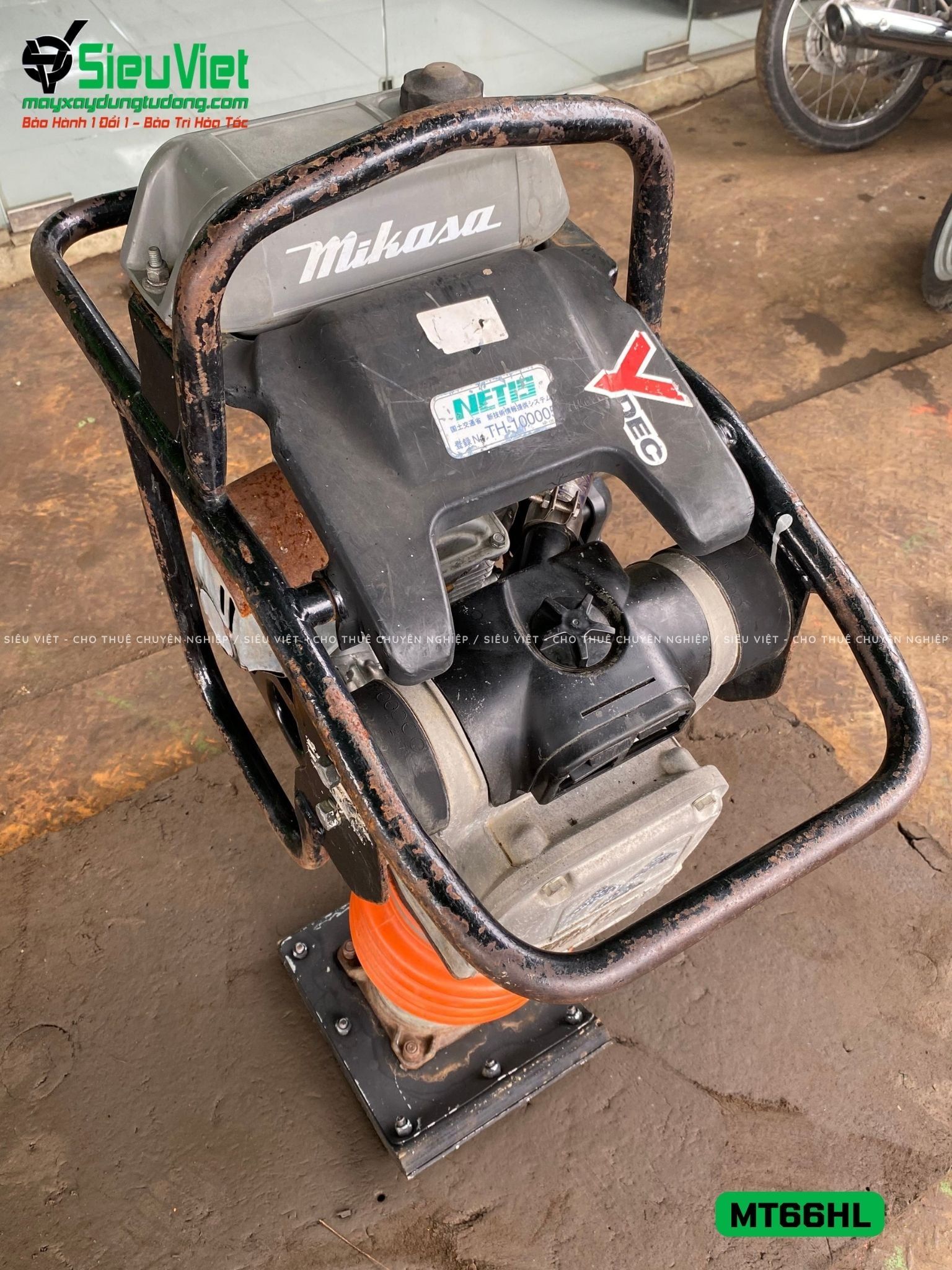(Cũ) Máy đầm cóc 65-70Kg (MT66, MTX60) Nhật Bản (Xăng)
