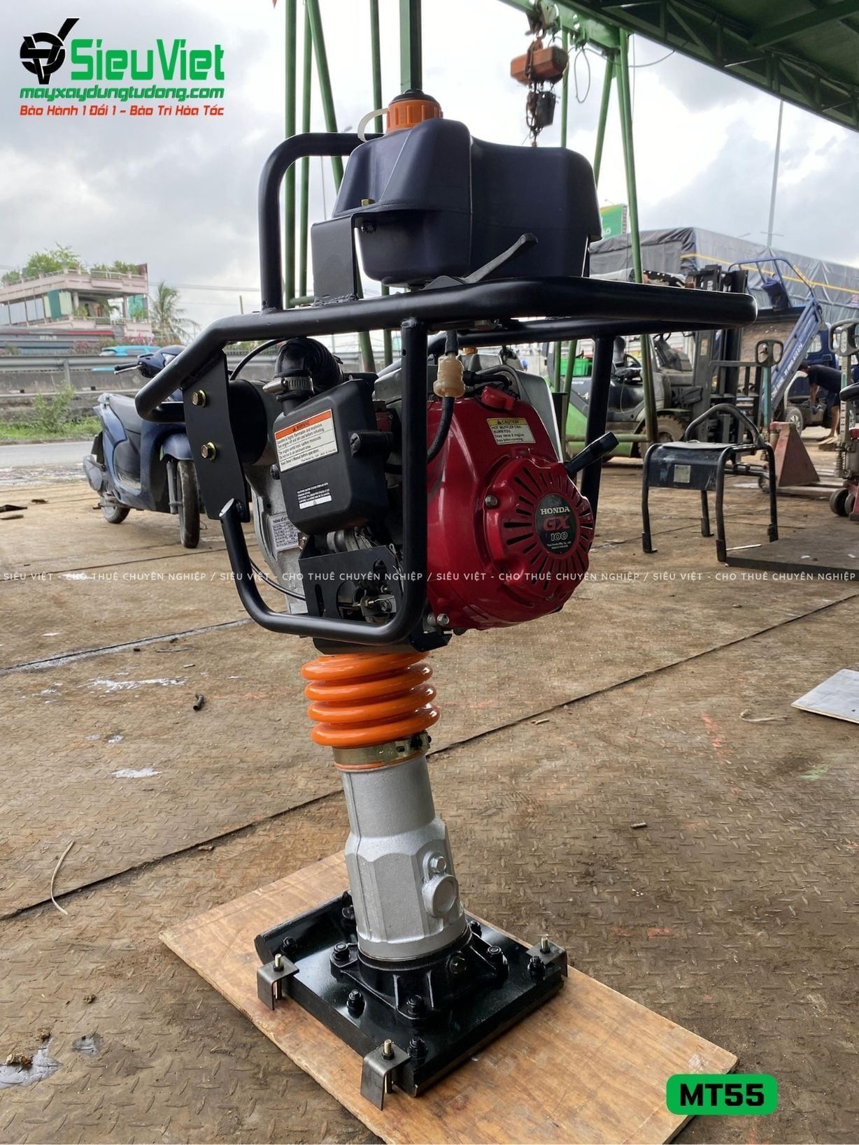 Máy đầm cóc MT55 Antinco Việt Nam (Xăng)