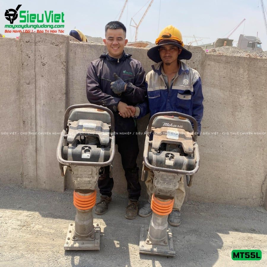 (Cũ) Máy đầm cóc 65-70Kg (MT55L, ZV65) Nhật Bản (Xăng)