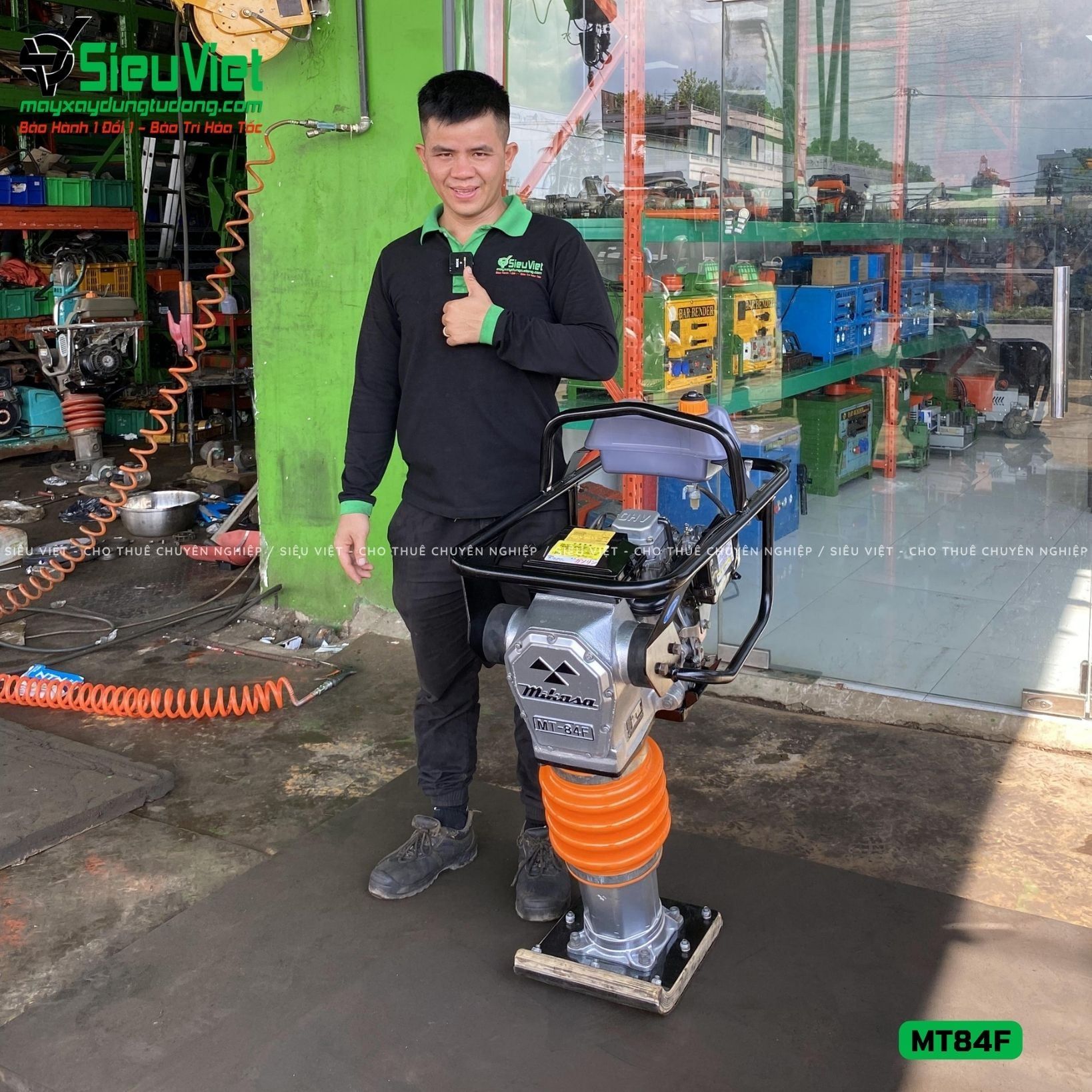 (Cũ) Máy đầm cóc trên 76Kg (MT77, MT84) Nhật Bản (Xăng)