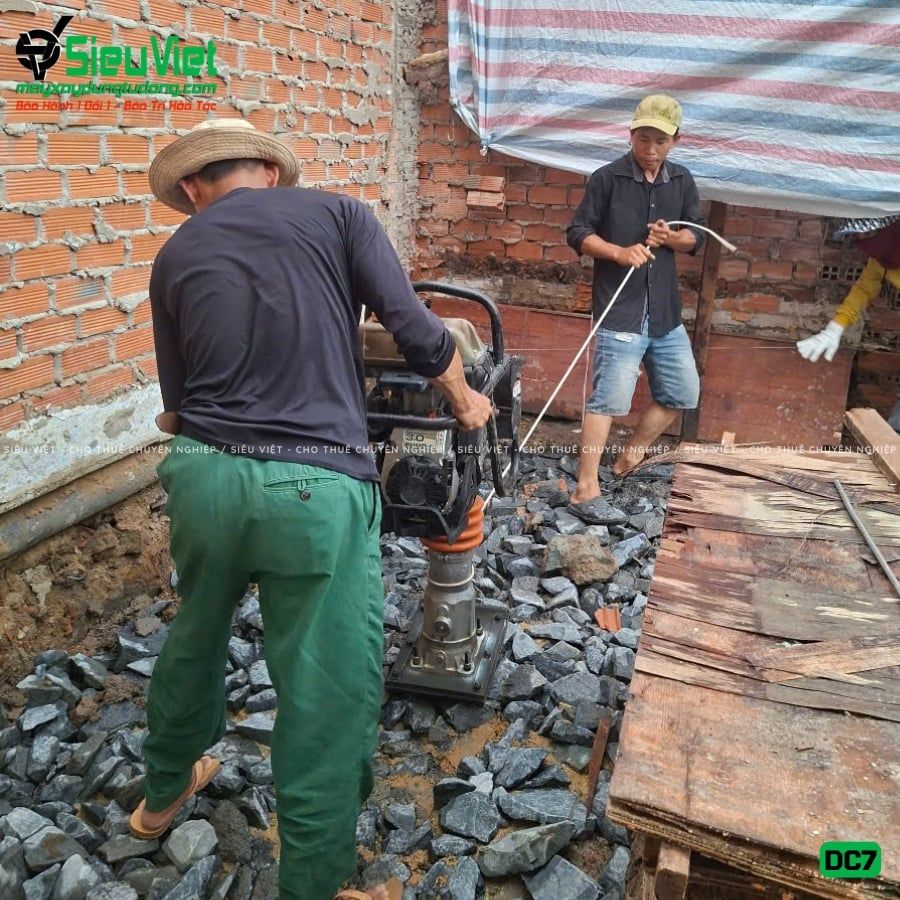 Thuê Ngày Máy đầm cóc DC7 70-80kg (Xăng)