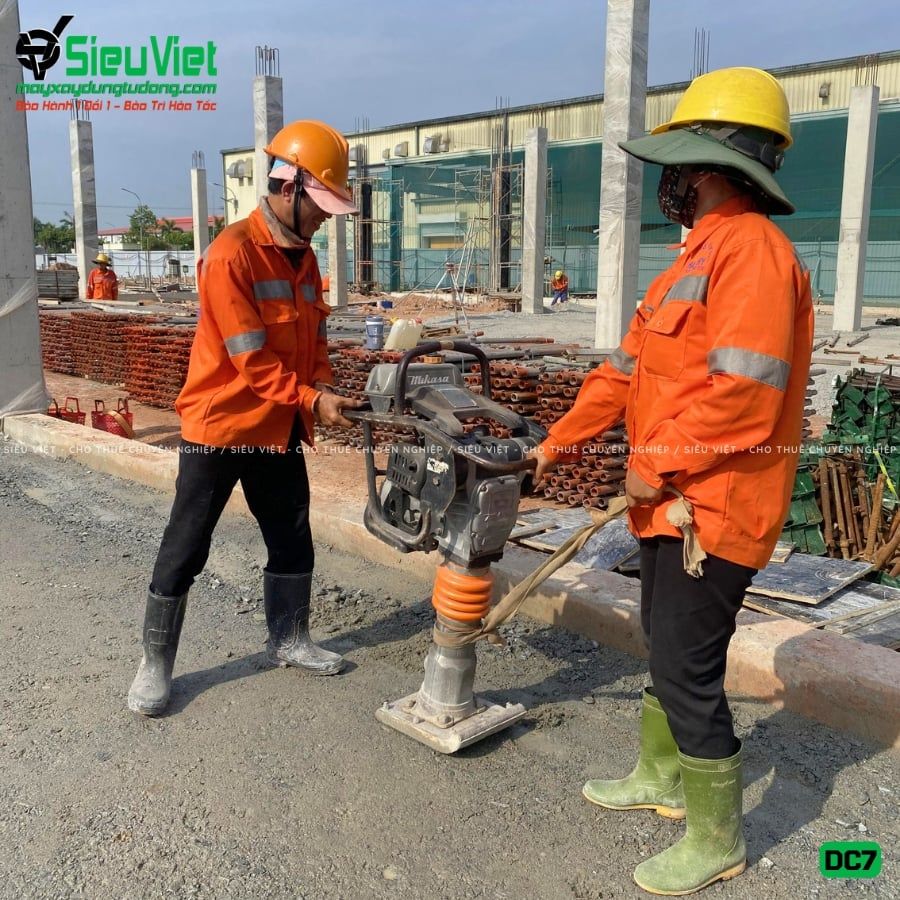 Thuê Ngày Máy đầm cóc DC7 70-80kg (Xăng)