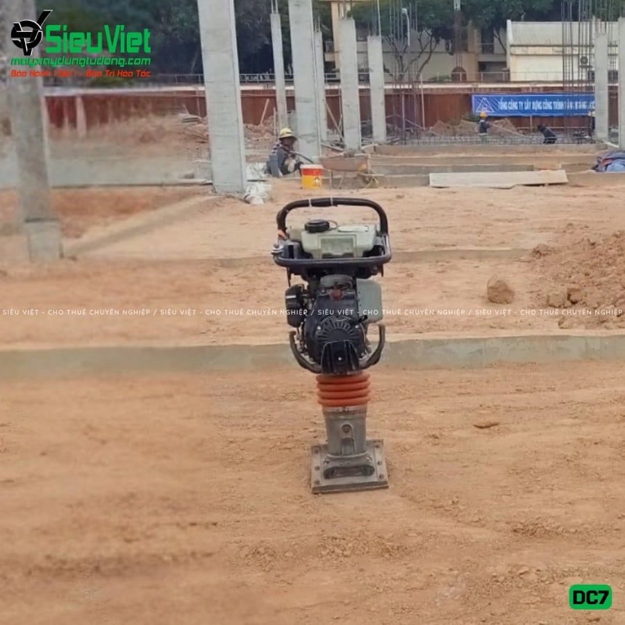 Thuê Tháng Máy đầm cóc DC7 70-80kg (Xăng)