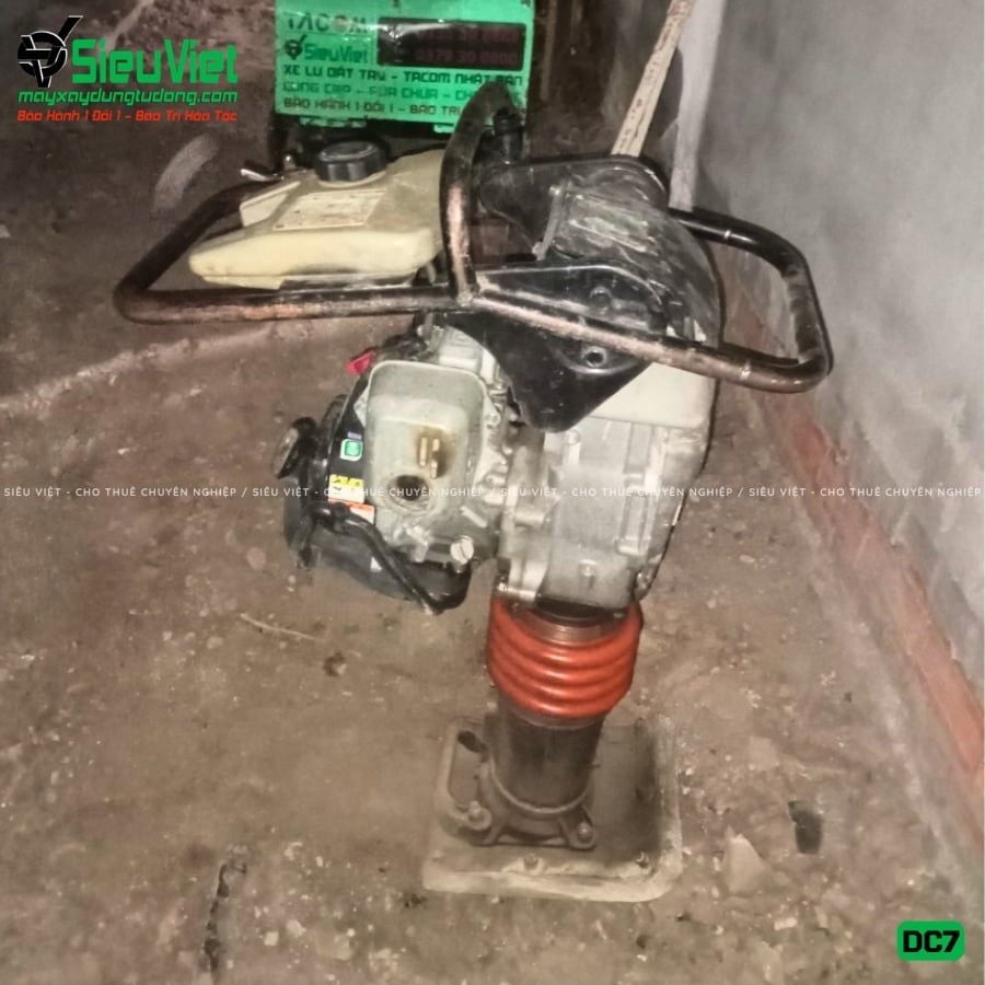 Thuê Tháng Máy đầm cóc DC7 70-80kg (Xăng)