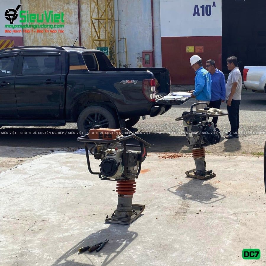 Thuê Tháng Máy đầm cóc DC7 70-80kg (Xăng)