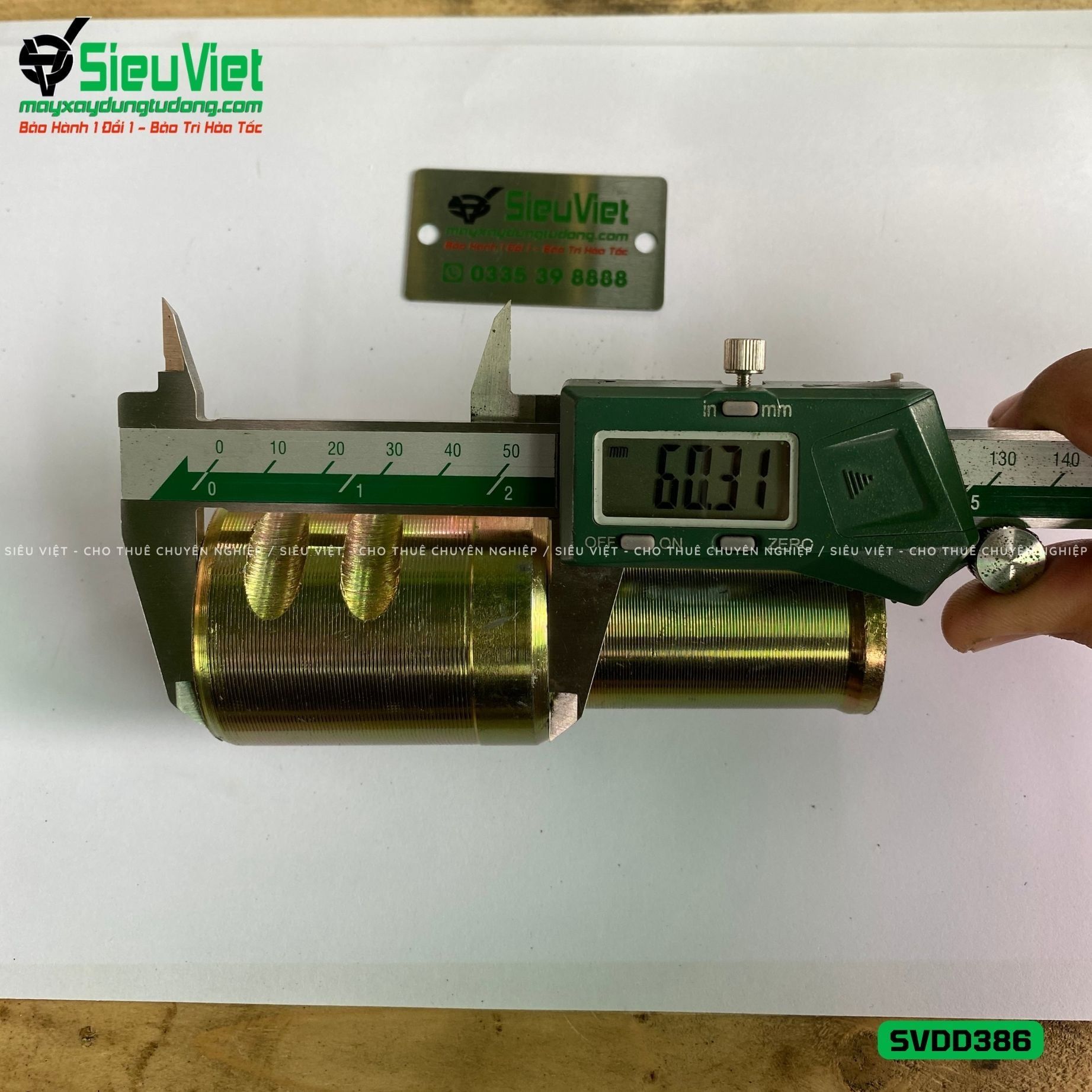 Loại Tốt - Dây đầm dùi Điện phi 38 dài 6m SVDD386