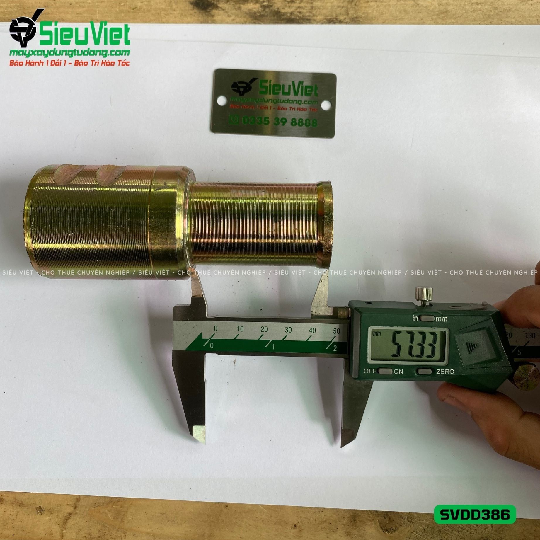 Loại Tốt - Dây đầm dùi Điện phi 38 dài 6m SVDD386