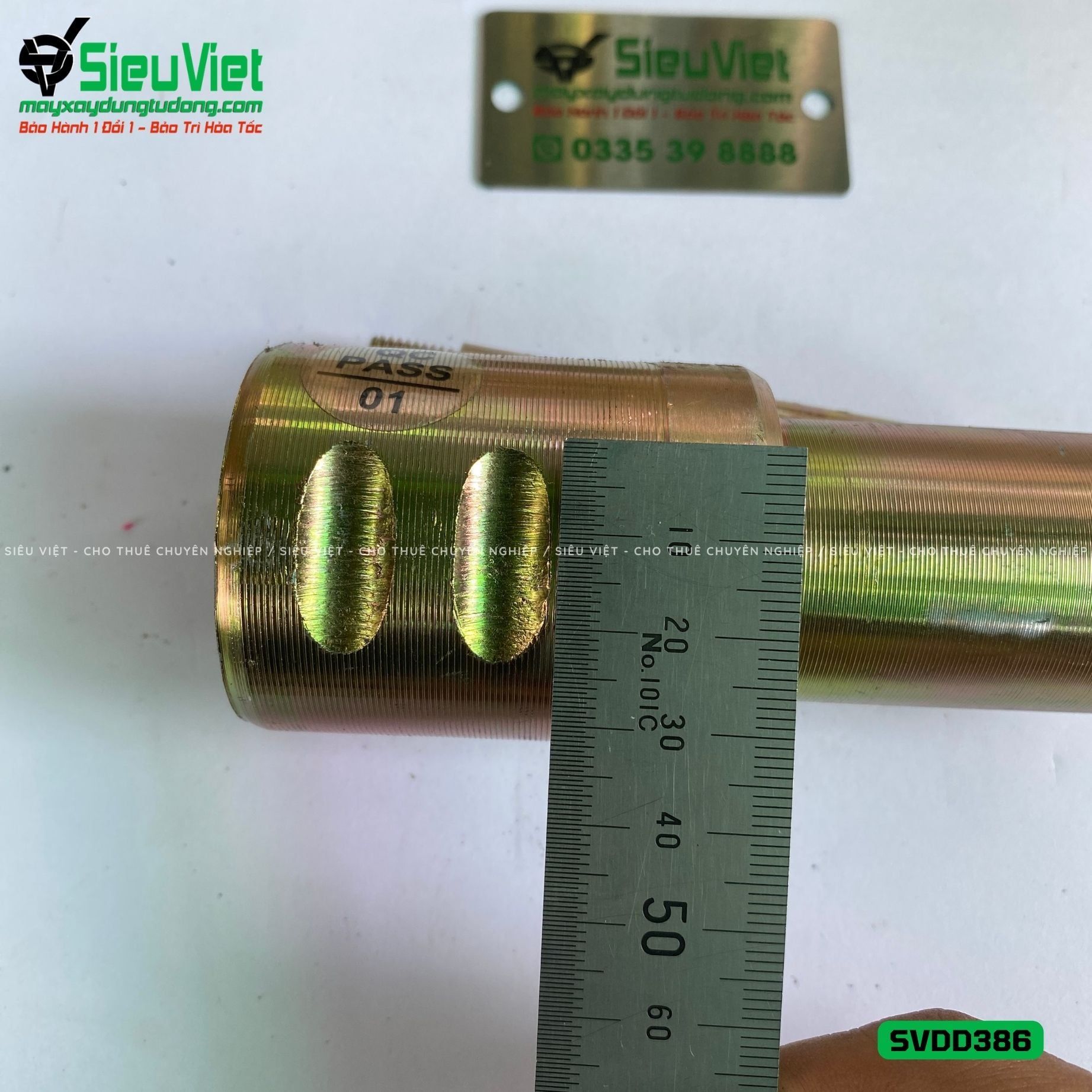 Loại Tốt - Dây đầm dùi Điện phi 38 dài 6m SVDD386