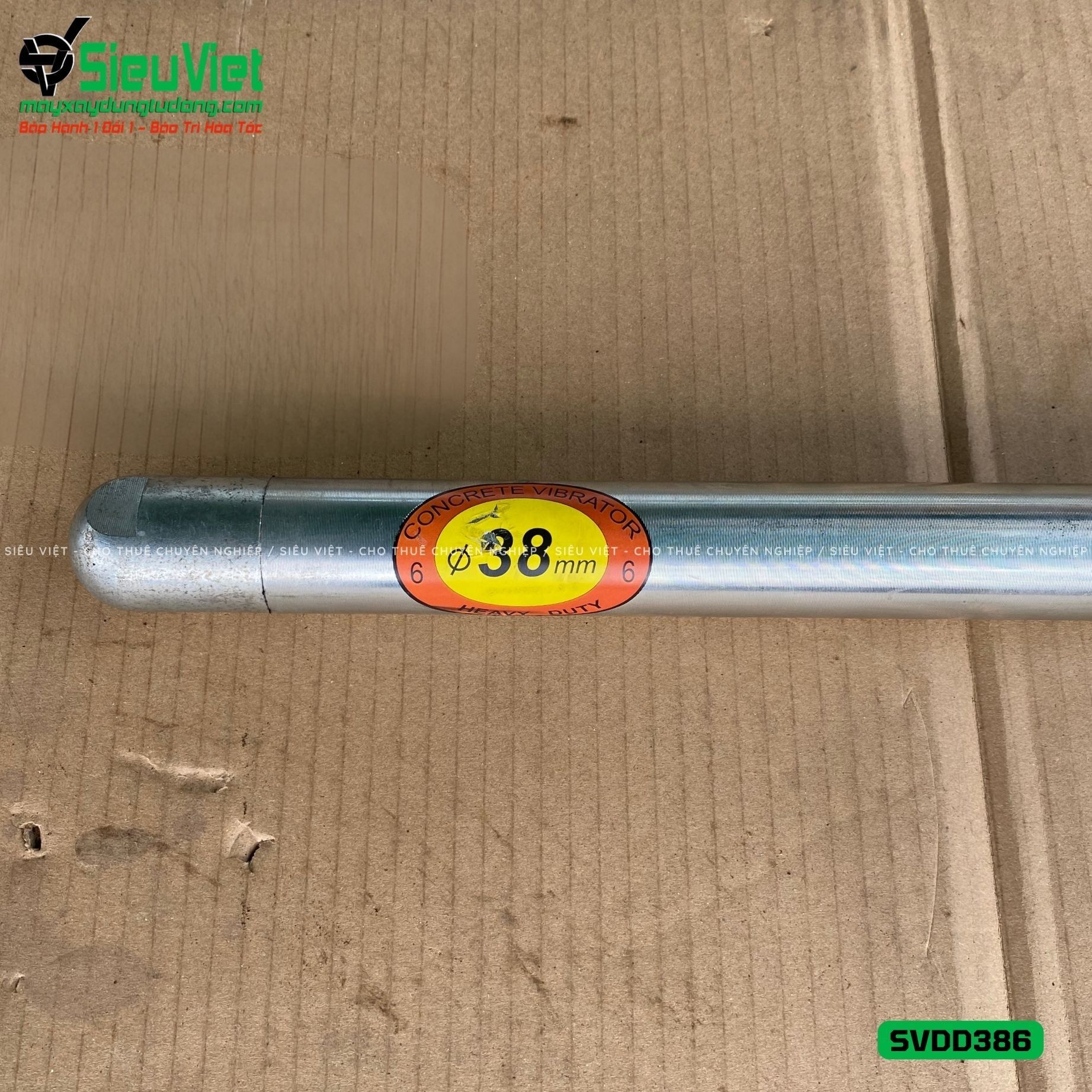 Loại Tốt - Dây đầm dùi Điện phi 38 dài 6m SVDD386