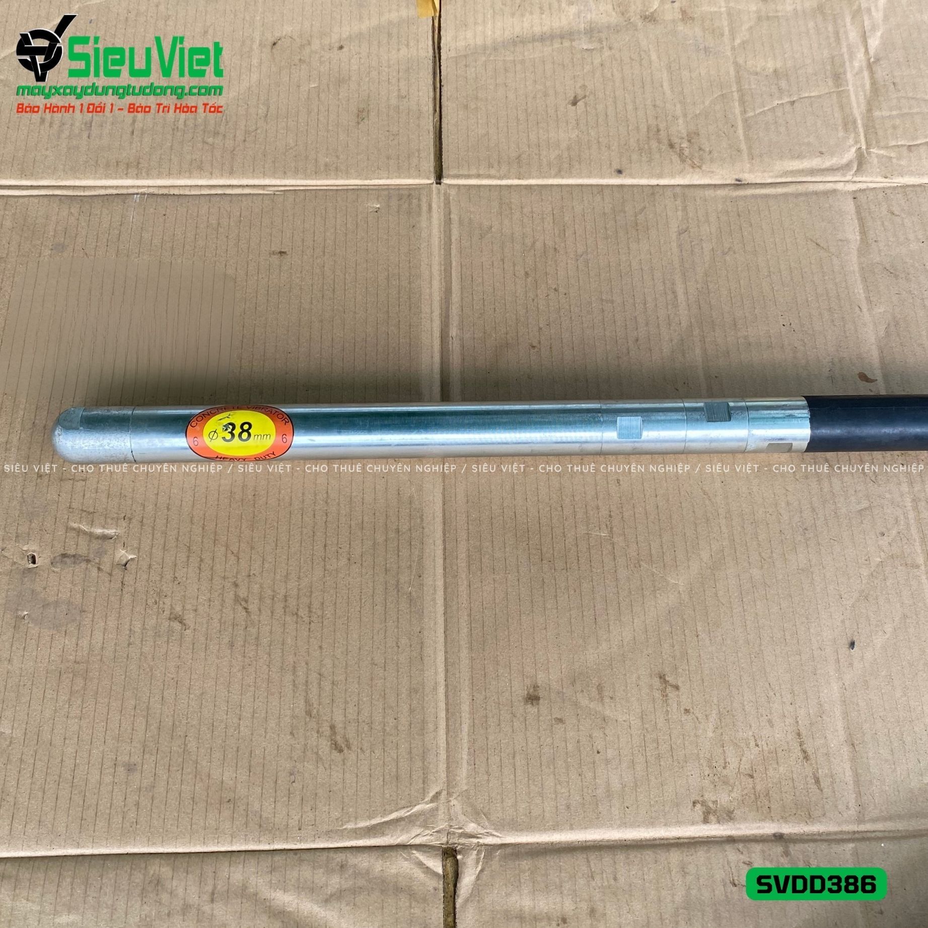 Loại Tốt - Dây đầm dùi Điện phi 38 dài 6m SVDD386