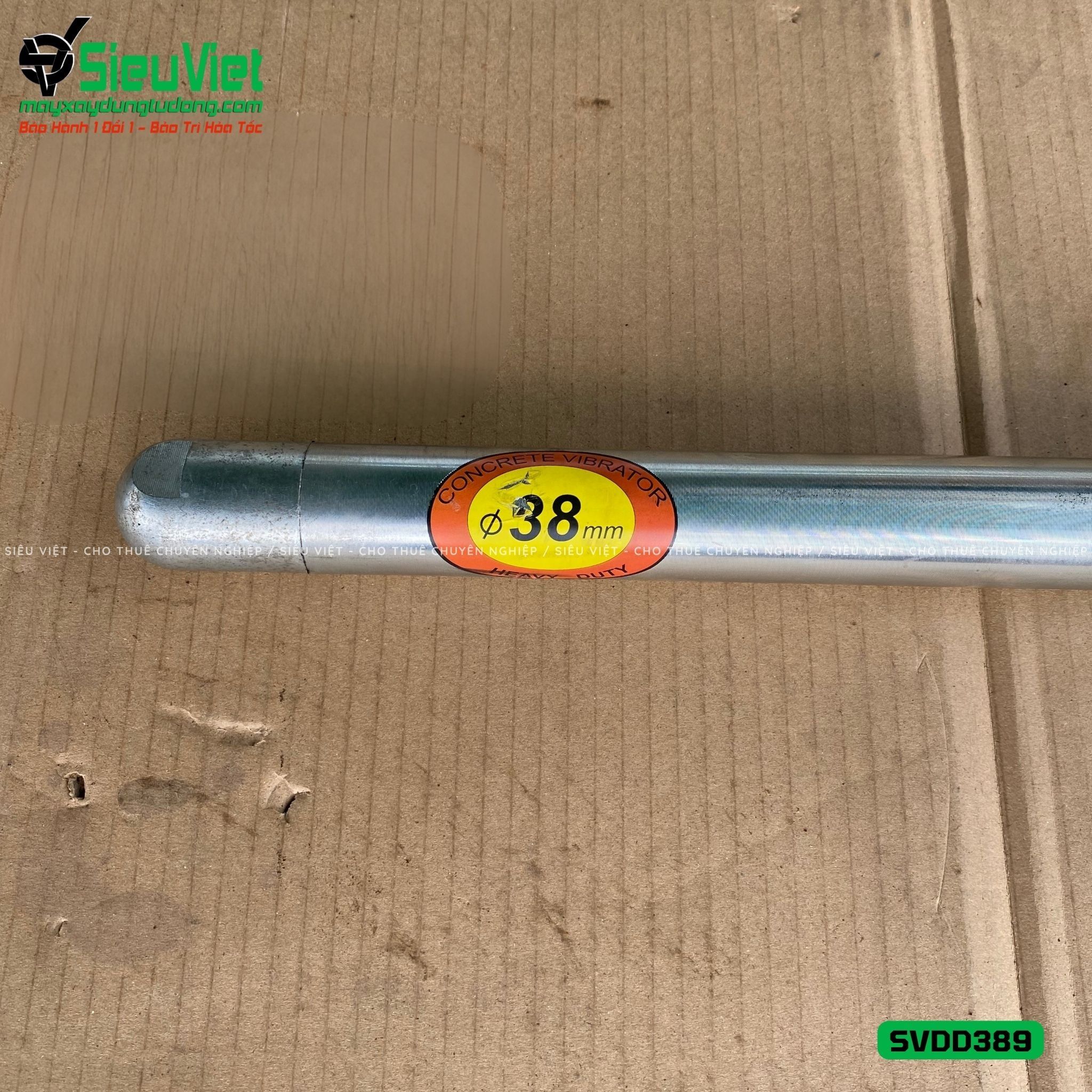 Loại Tốt - Dây đầm dùi Điện phi 38 dài 9m SVDD389