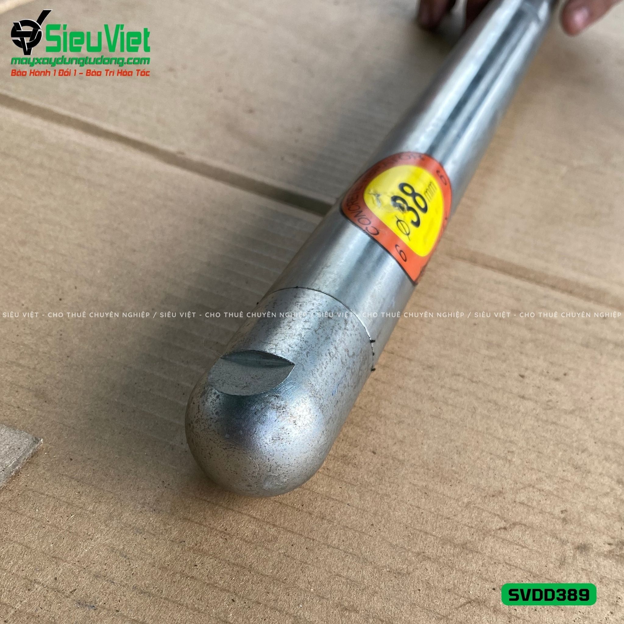 Loại Tốt - Dây đầm dùi Điện phi 38 dài 9m SVDD389