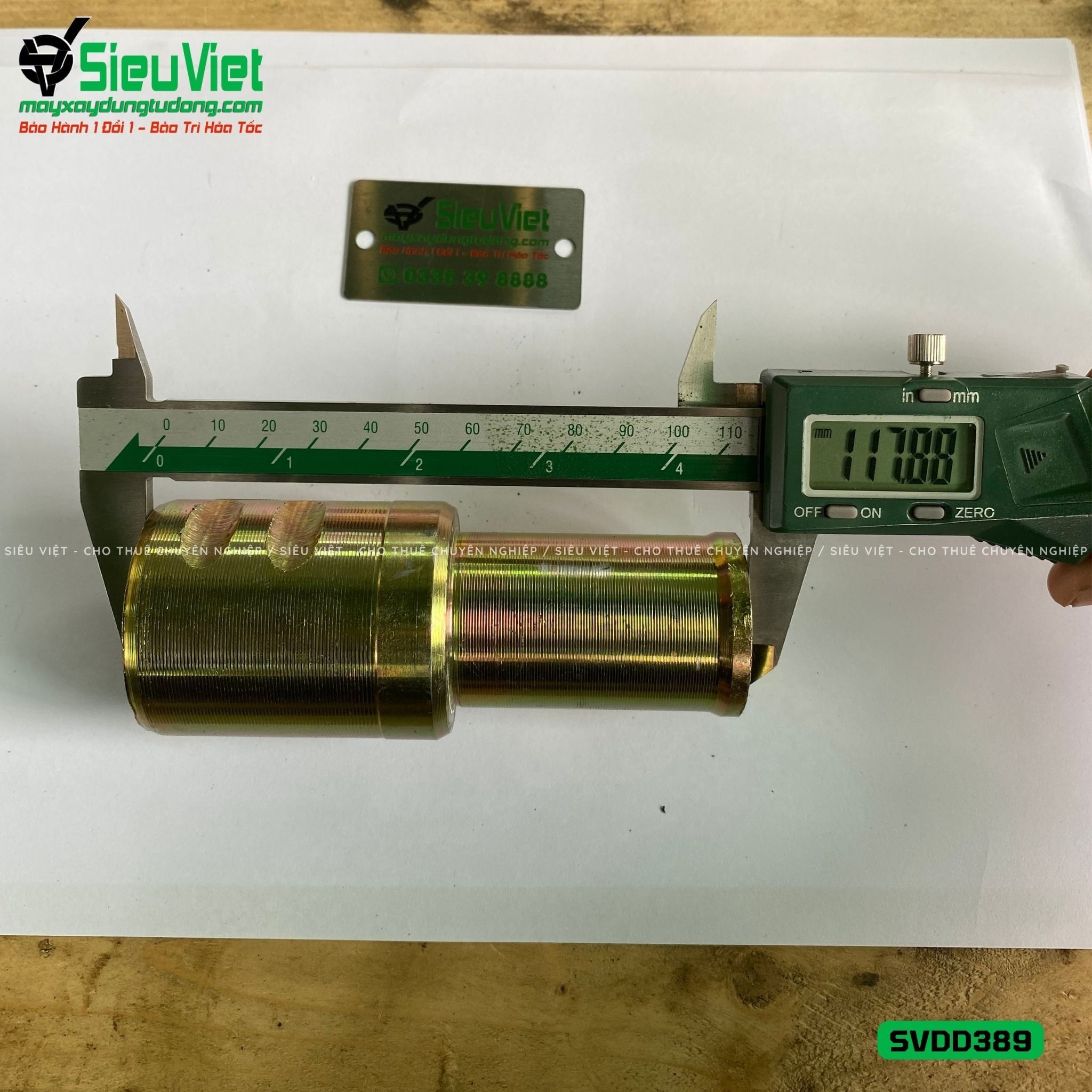 Loại Tốt - Dây đầm dùi Điện phi 38 dài 9m SVDD389
