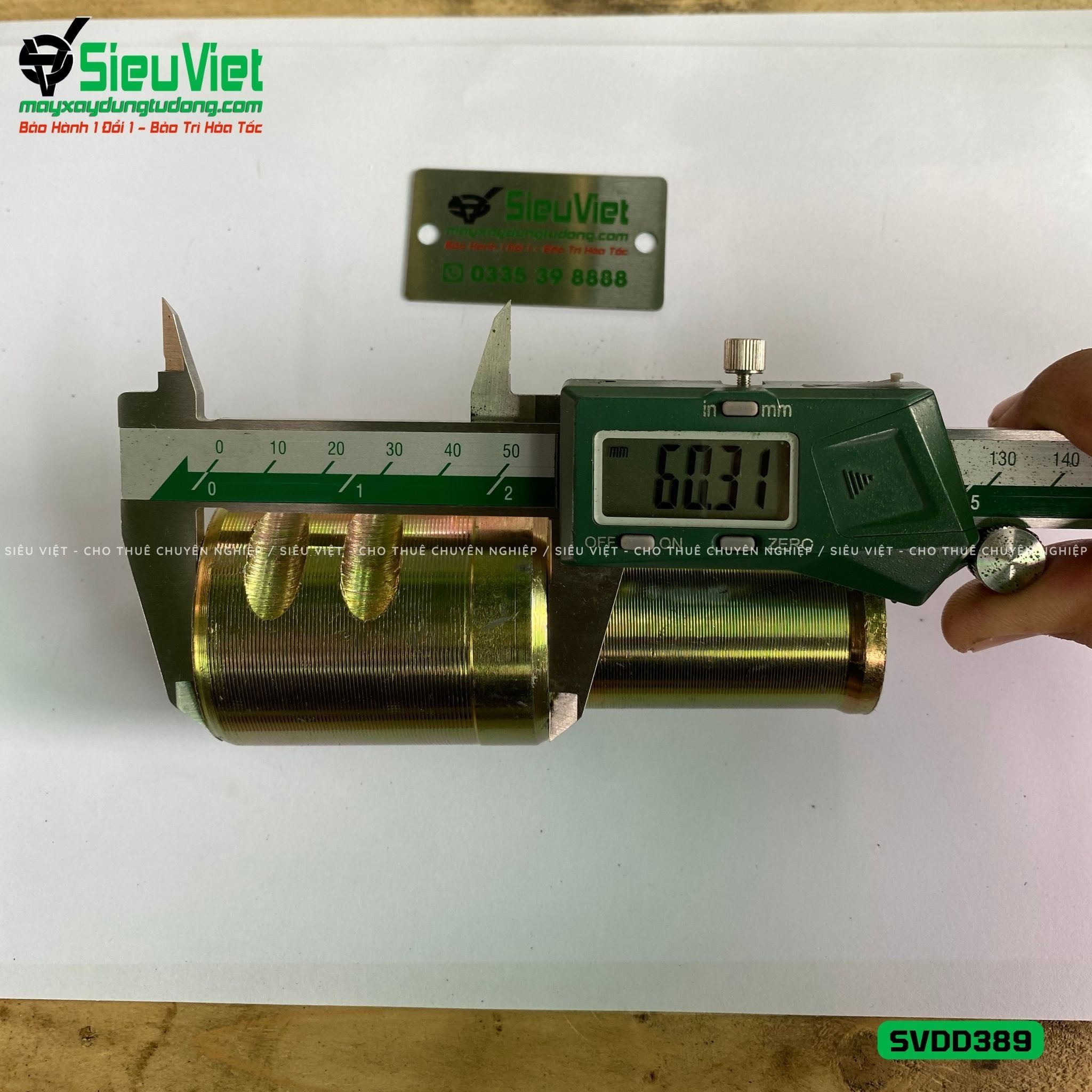 Loại Tốt - Dây đầm dùi Điện phi 38 dài 9m SVDD389