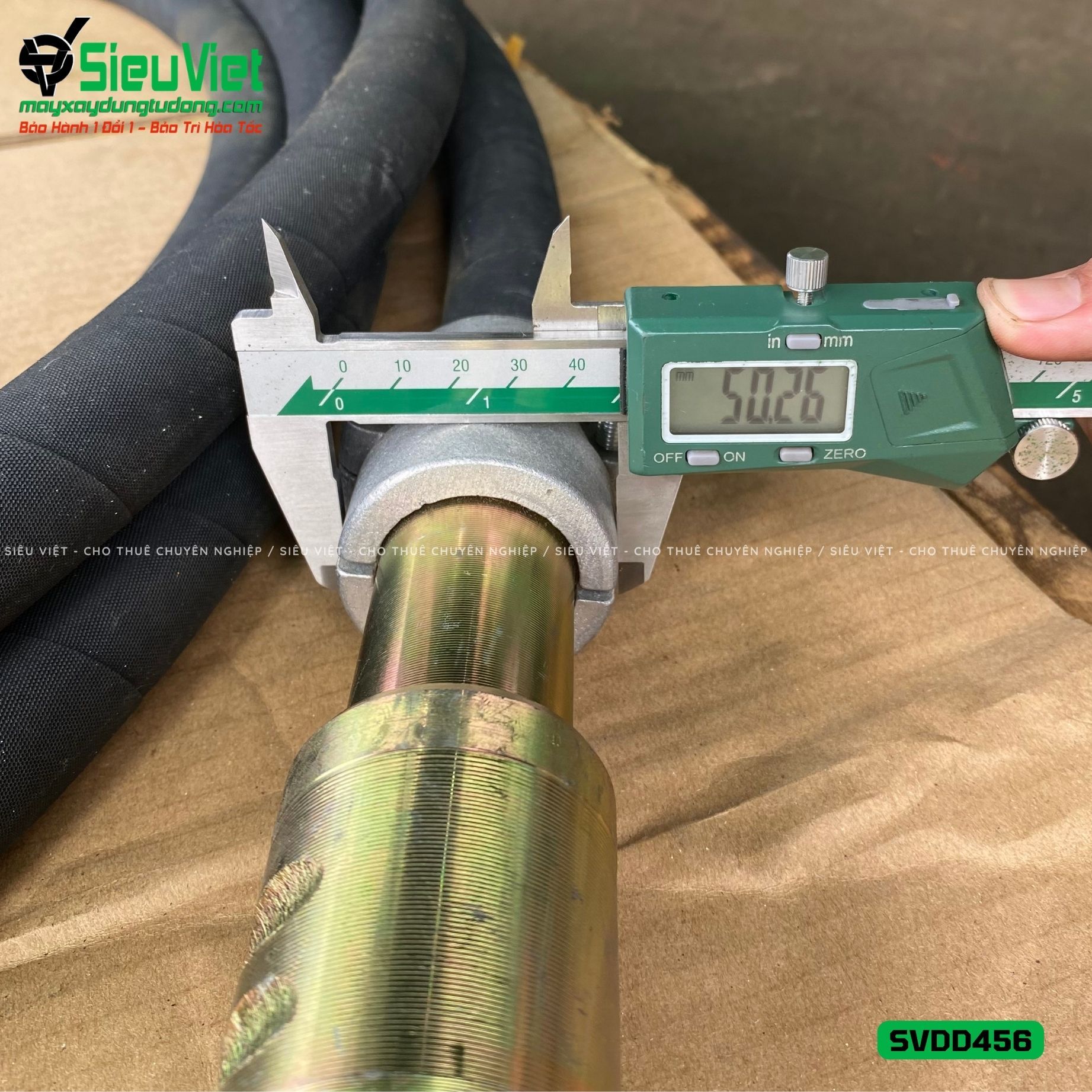 Loại Tốt - Dây đầm dùi Điện phi 45 dài 6m SVDD456