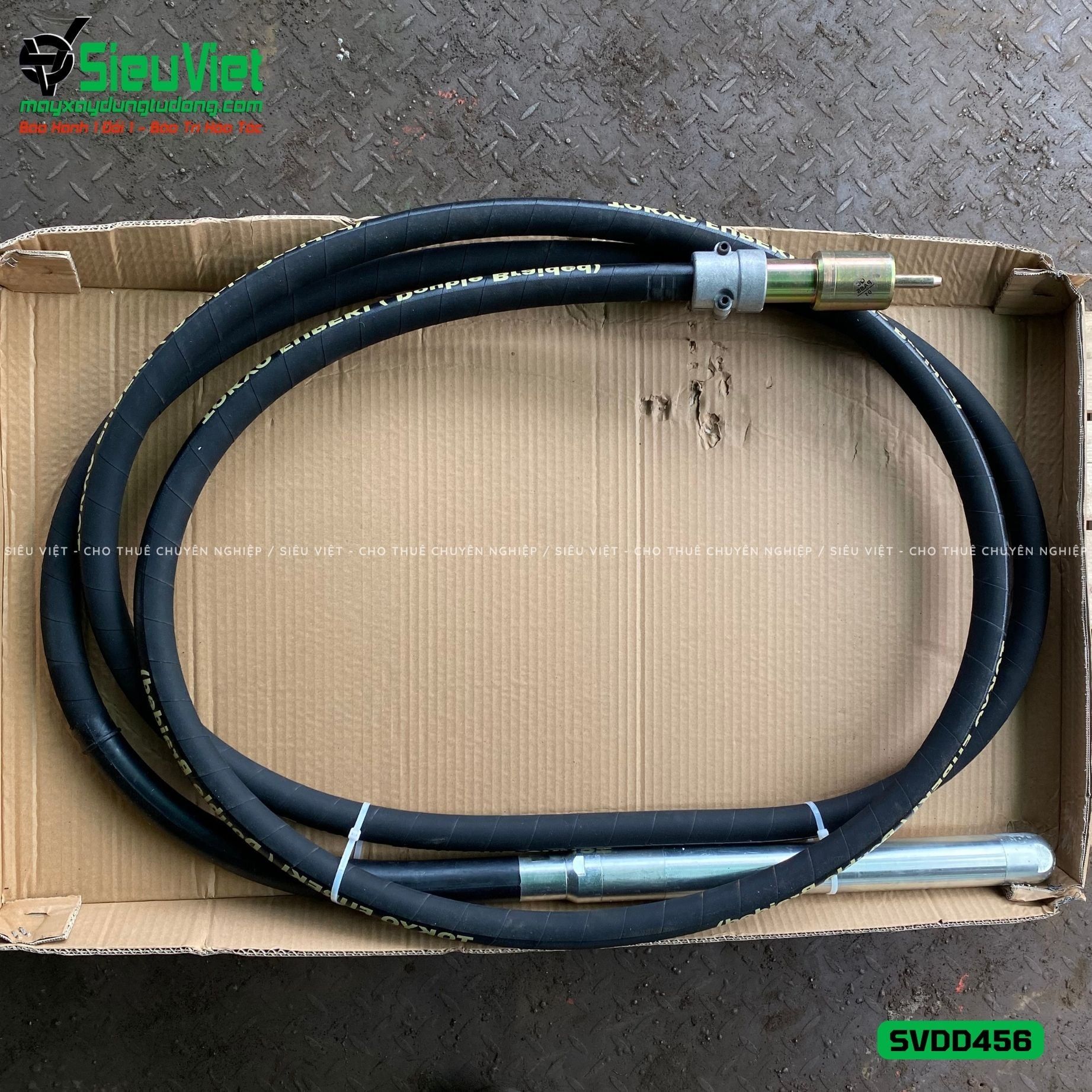 Loại Tốt - Dây đầm dùi Điện phi 45 dài 6m SVDD456