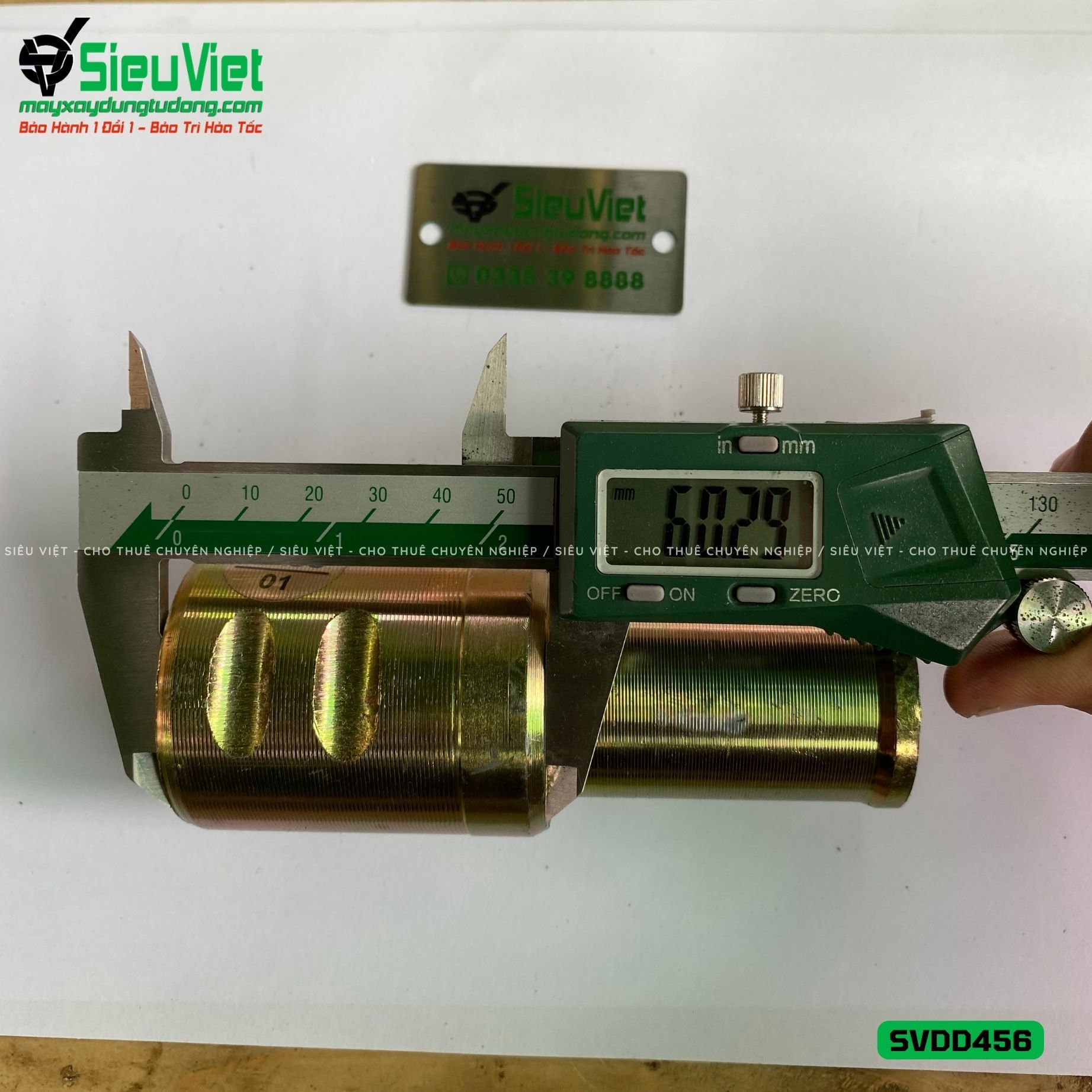 Loại Tốt - Dây đầm dùi Điện phi 45 dài 6m SVDD456