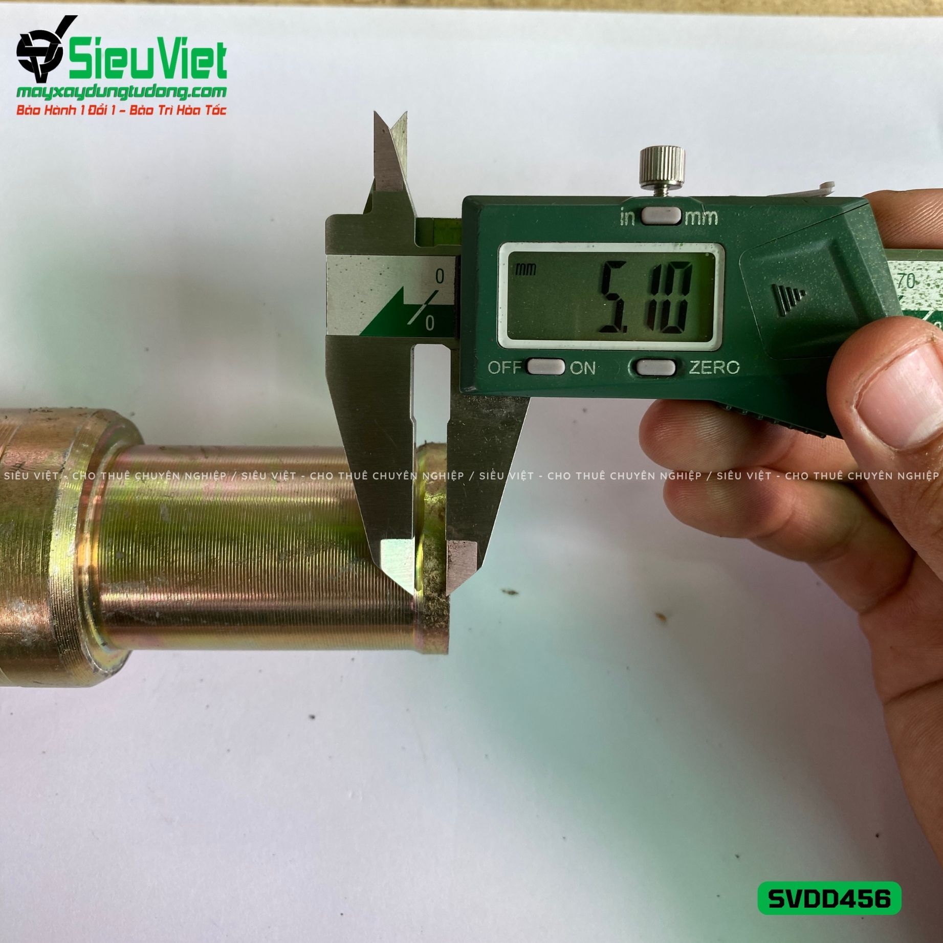 Loại Tốt - Dây đầm dùi Điện phi 45 dài 6m SVDD456