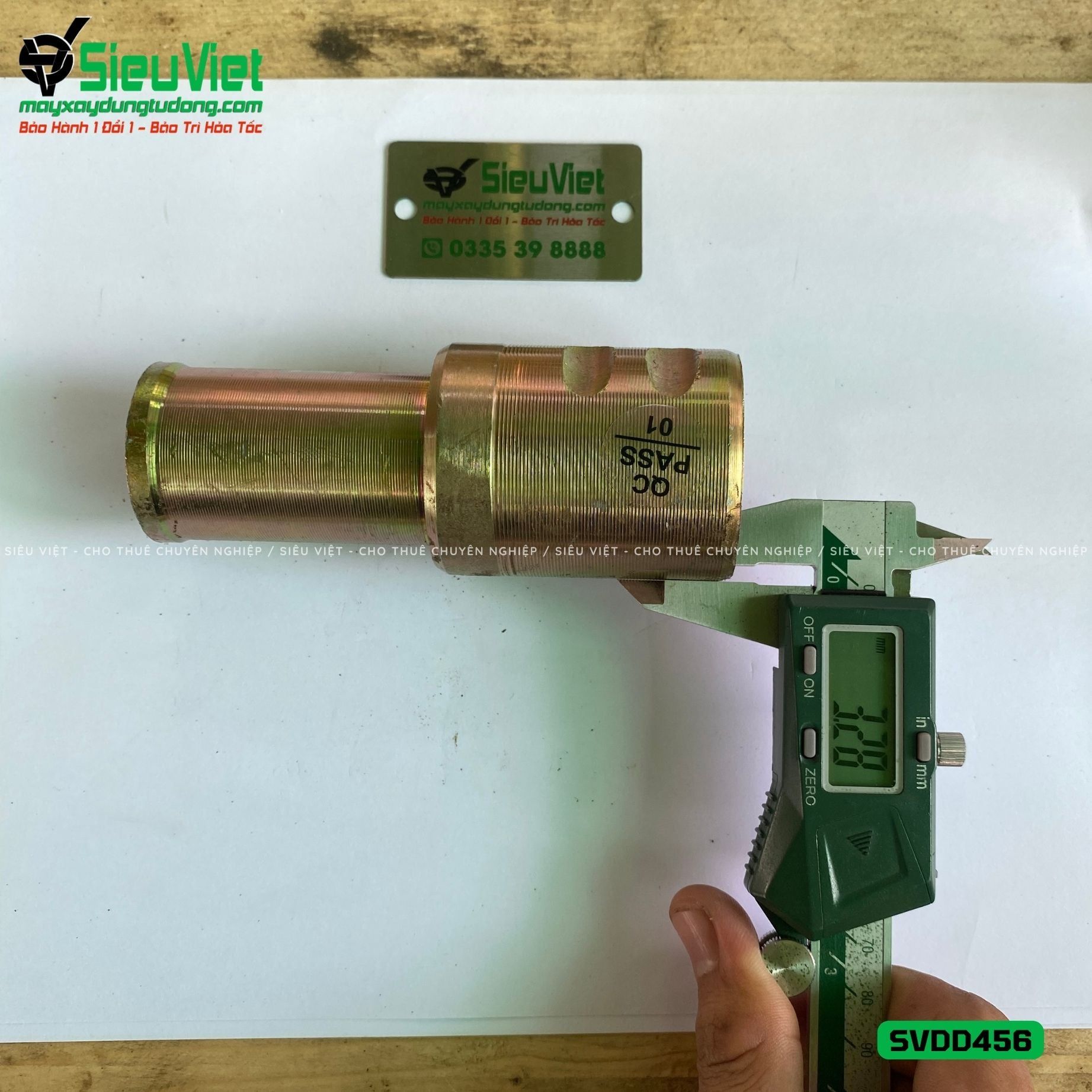 Loại Tốt - Dây đầm dùi Điện phi 45 dài 6m SVDD456