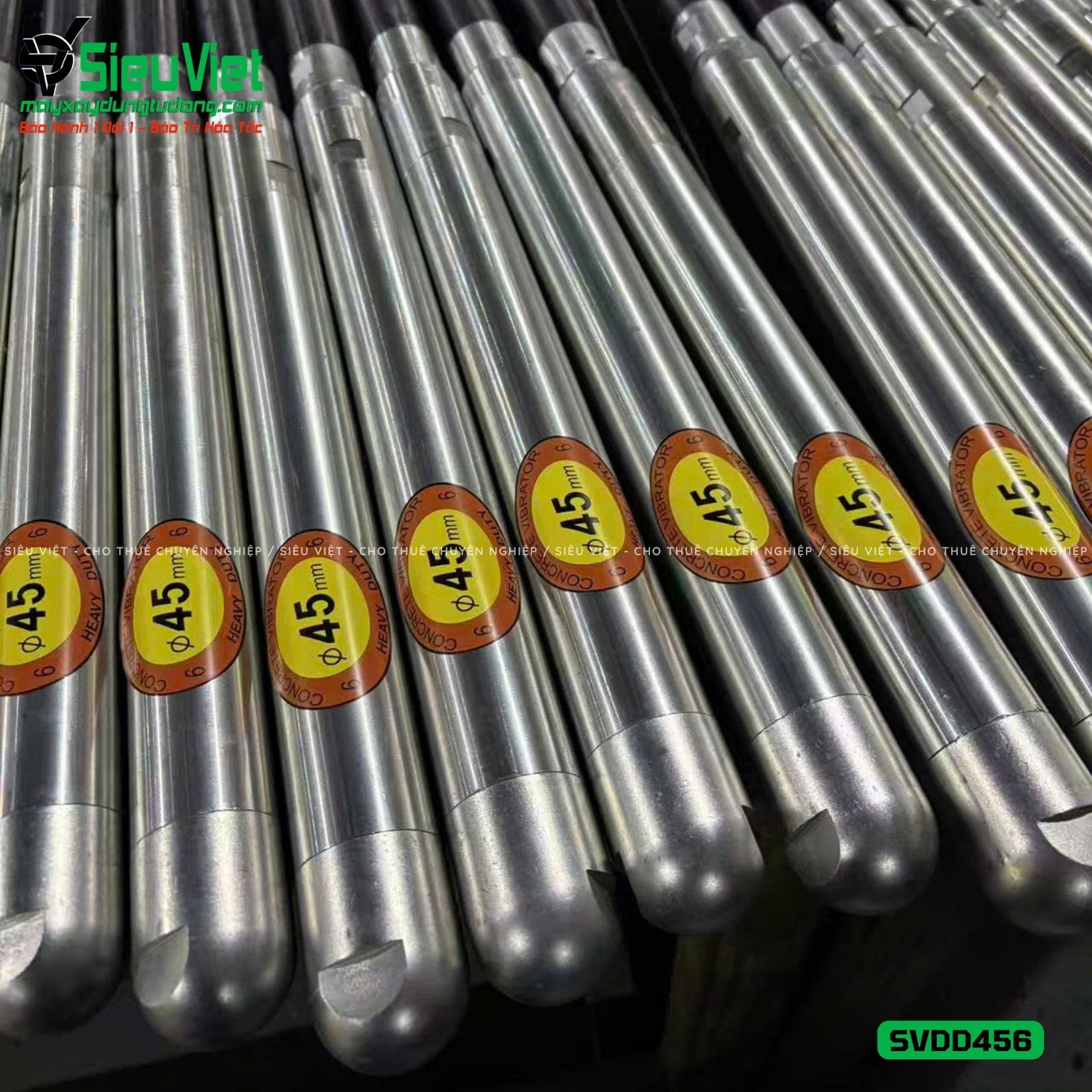 Loại Tốt - Dây đầm dùi Điện phi 45 dài 6m SVDD456