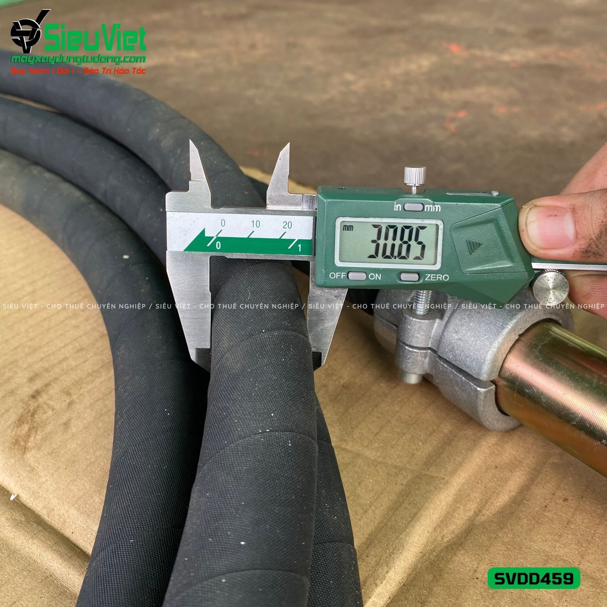 Loại Tốt - Dây đầm dùi Điện phi 45 dài 9m SVDD459