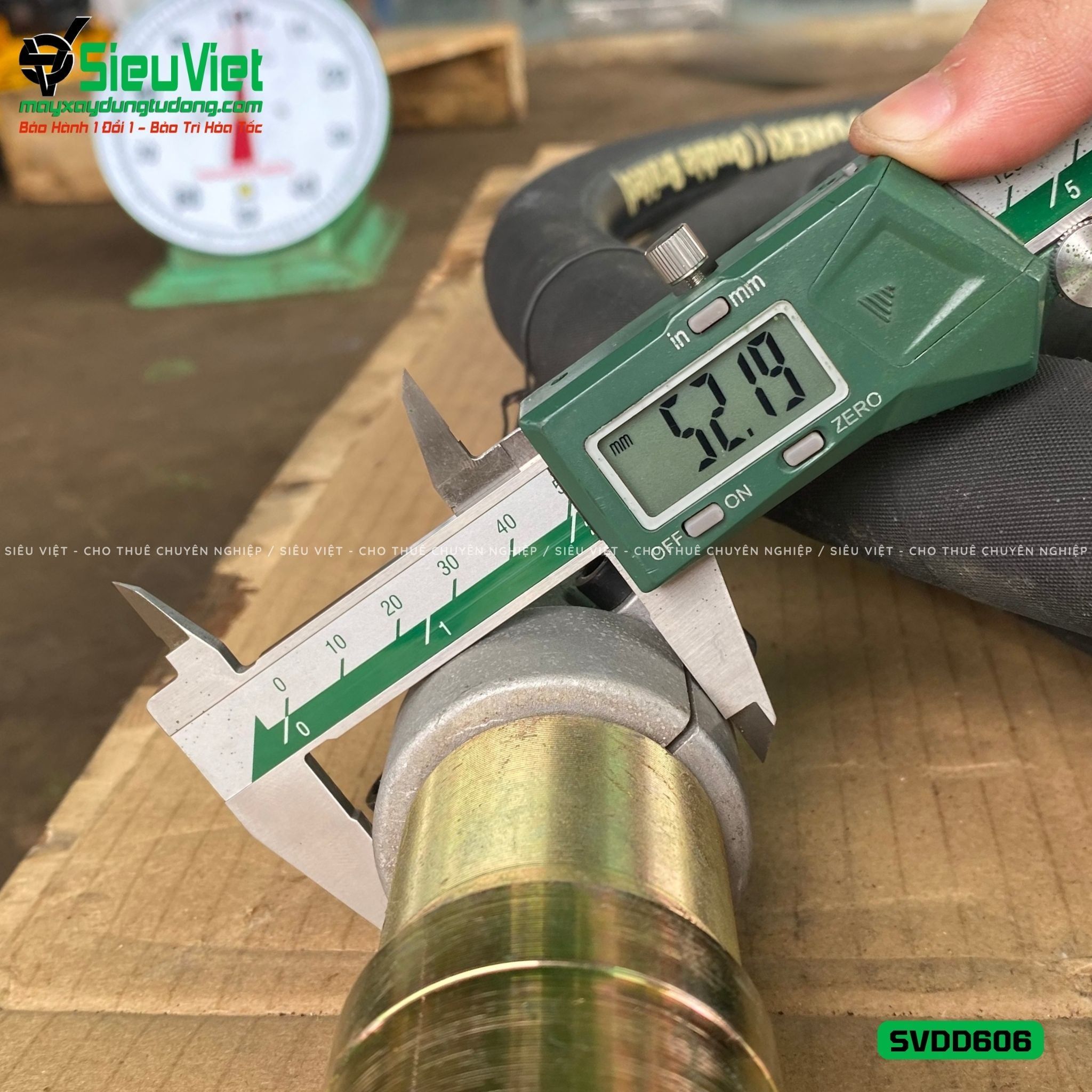 Loại Tốt - Dây đầm dùi Điện phi 60 dài 6m SVDD606