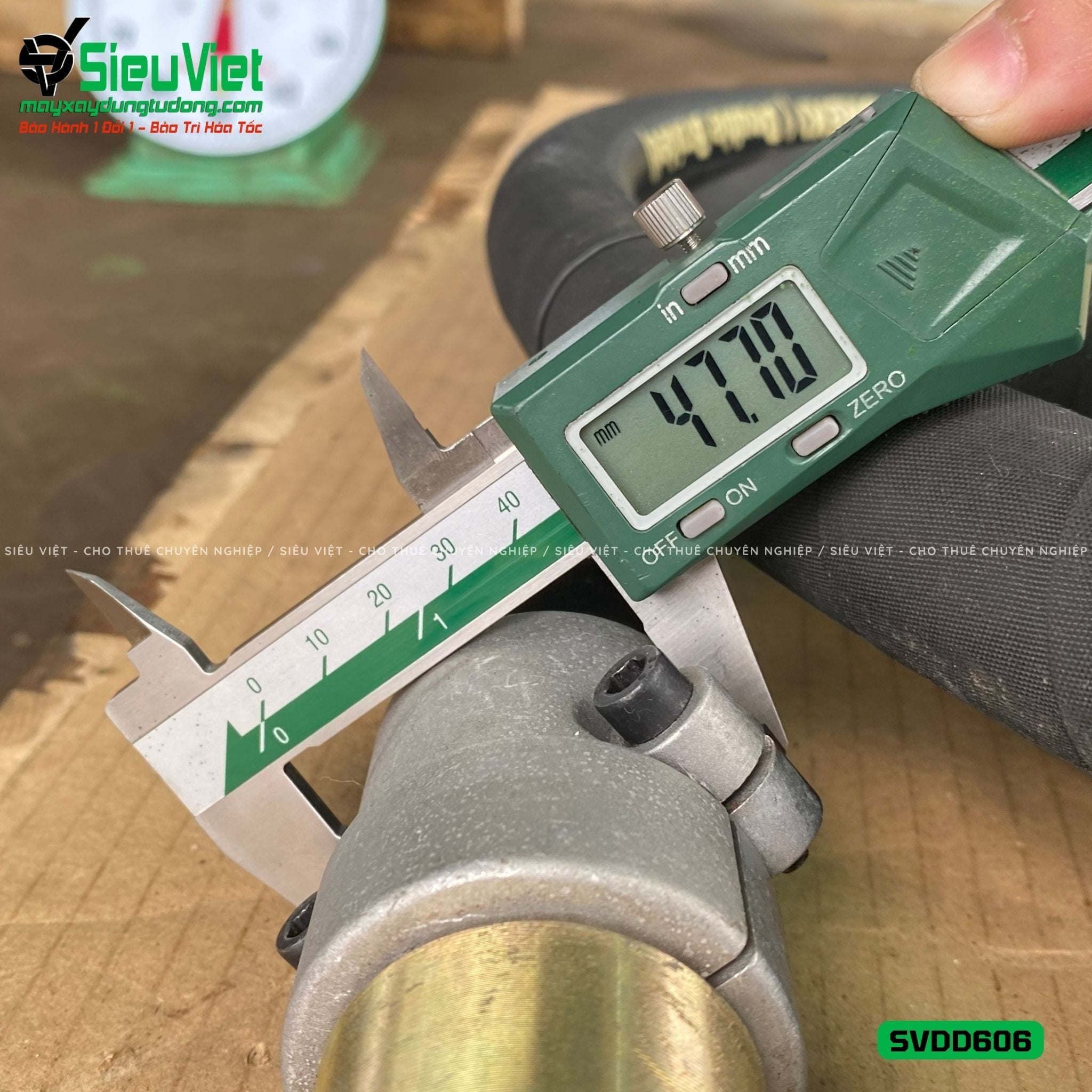Loại Tốt - Dây đầm dùi Điện phi 60 dài 6m SVDD606