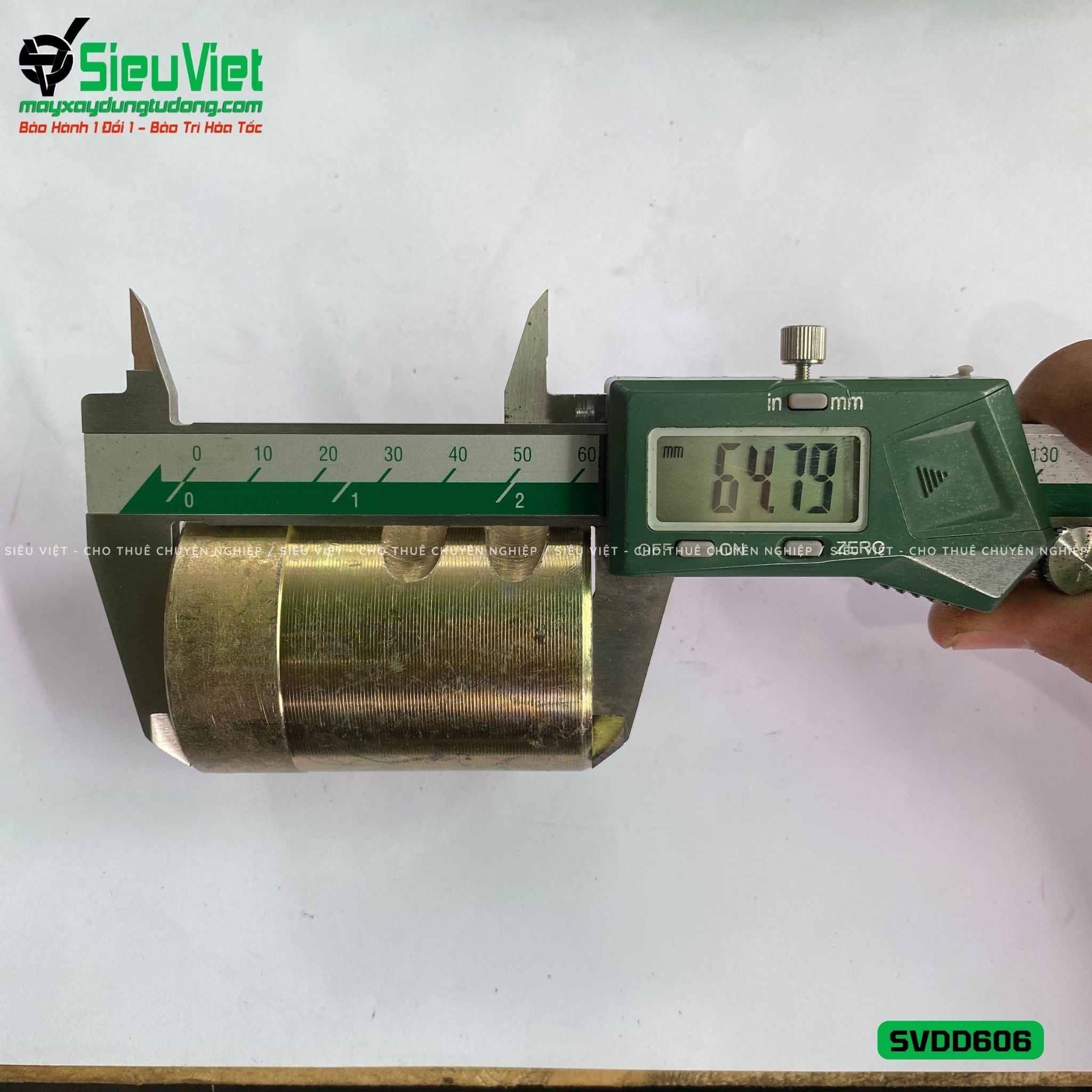 Loại Tốt - Dây đầm dùi Điện phi 60 dài 6m SVDD606