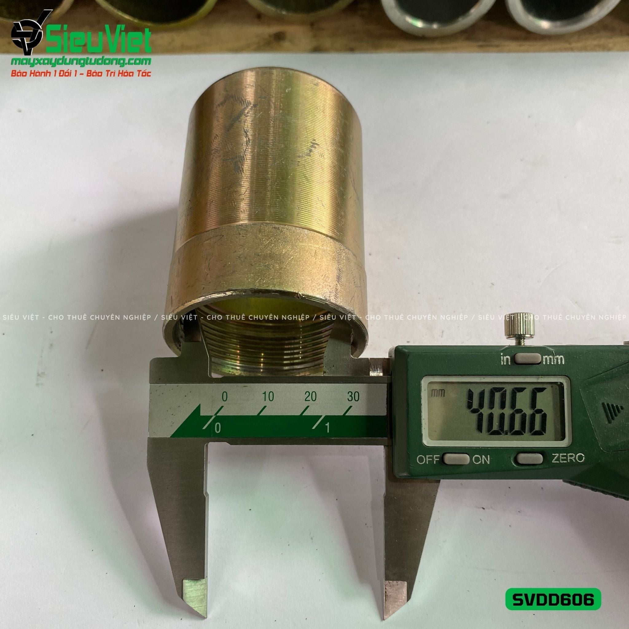 Loại Tốt - Dây đầm dùi Điện phi 60 dài 6m SVDD606