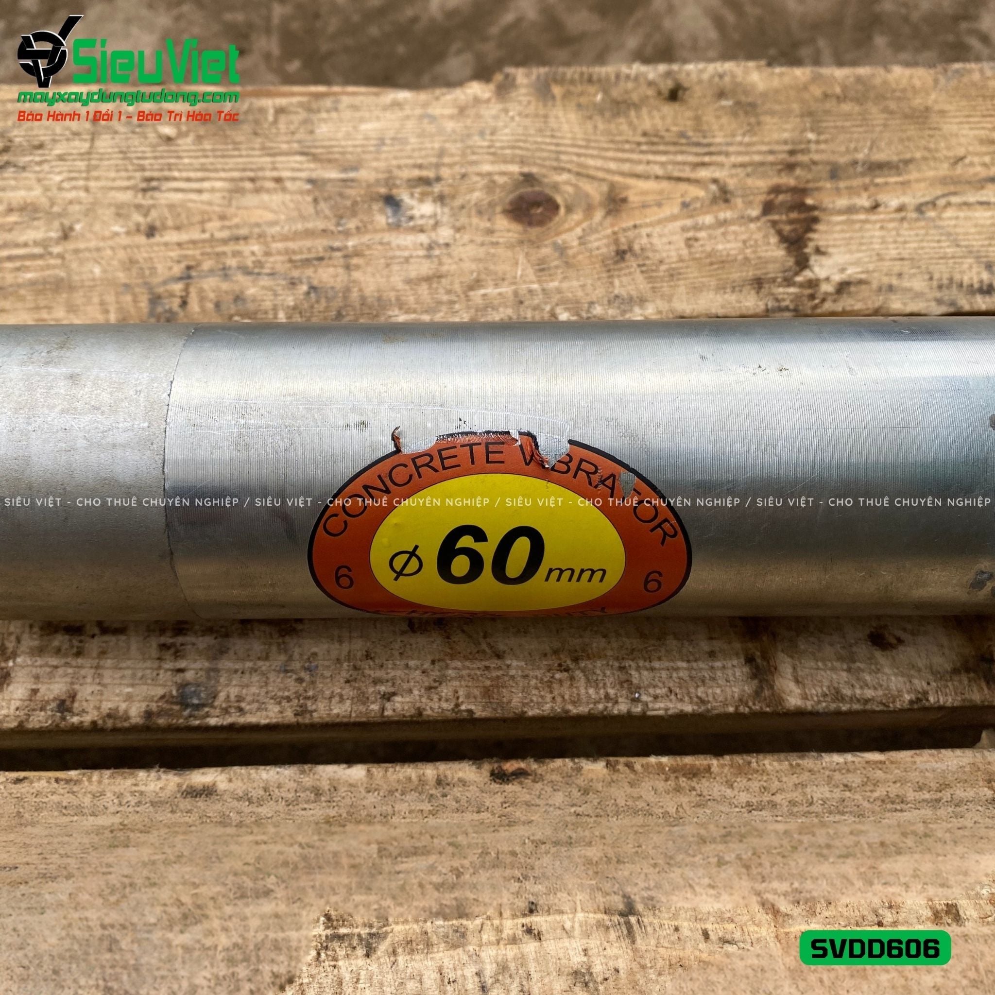 Loại Tốt - Dây đầm dùi Điện phi 60 dài 6m SVDD606