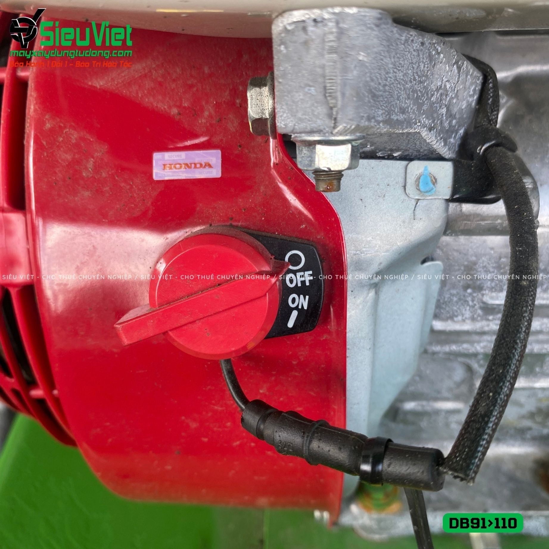 (Cũ) Máy đầm bàn 91>110Kg Nhật Bản (Động cơ Honda GX200 mới 100%)
