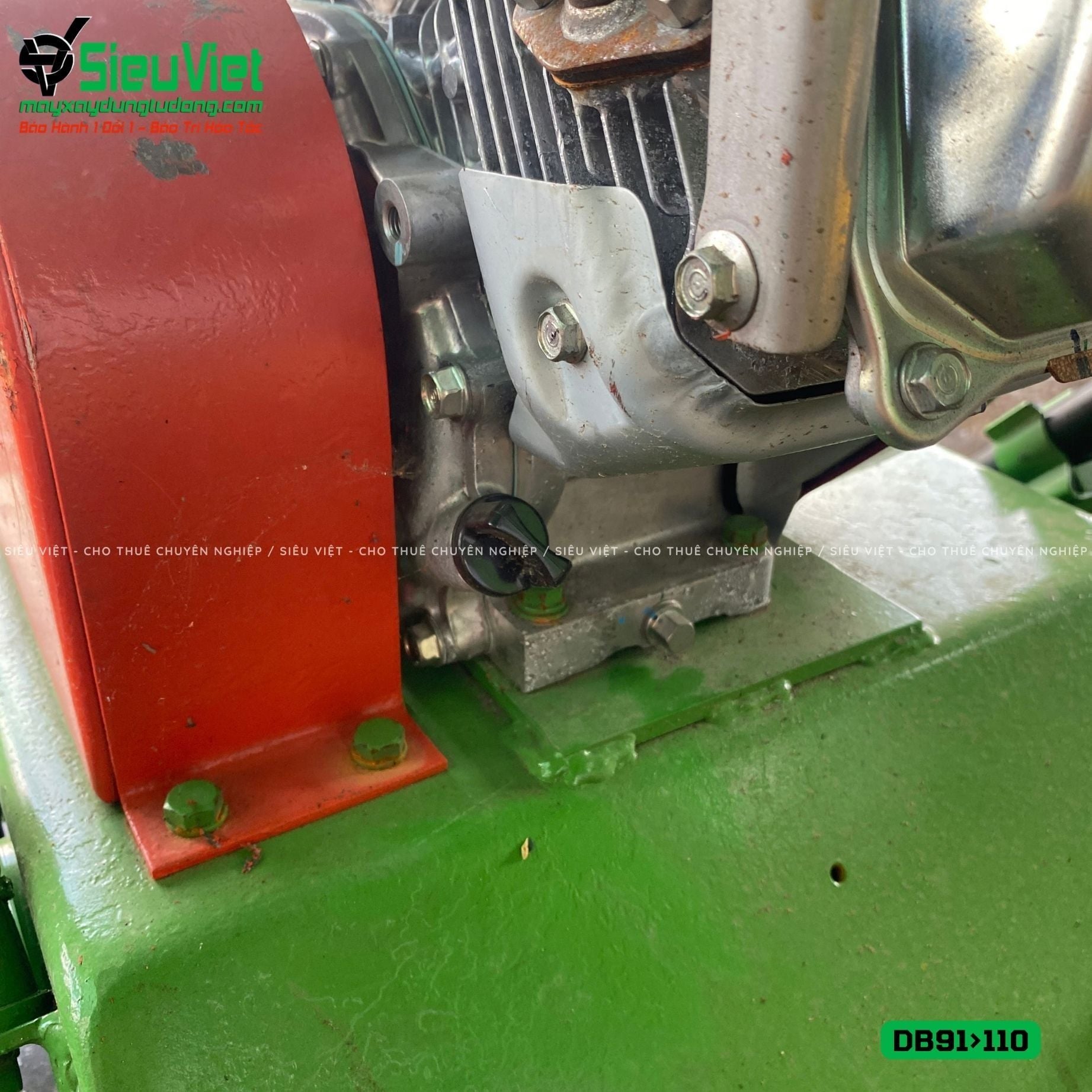 (Cũ) Máy đầm bàn 91>110Kg Nhật Bản (Động cơ Honda GX200 mới 100%)