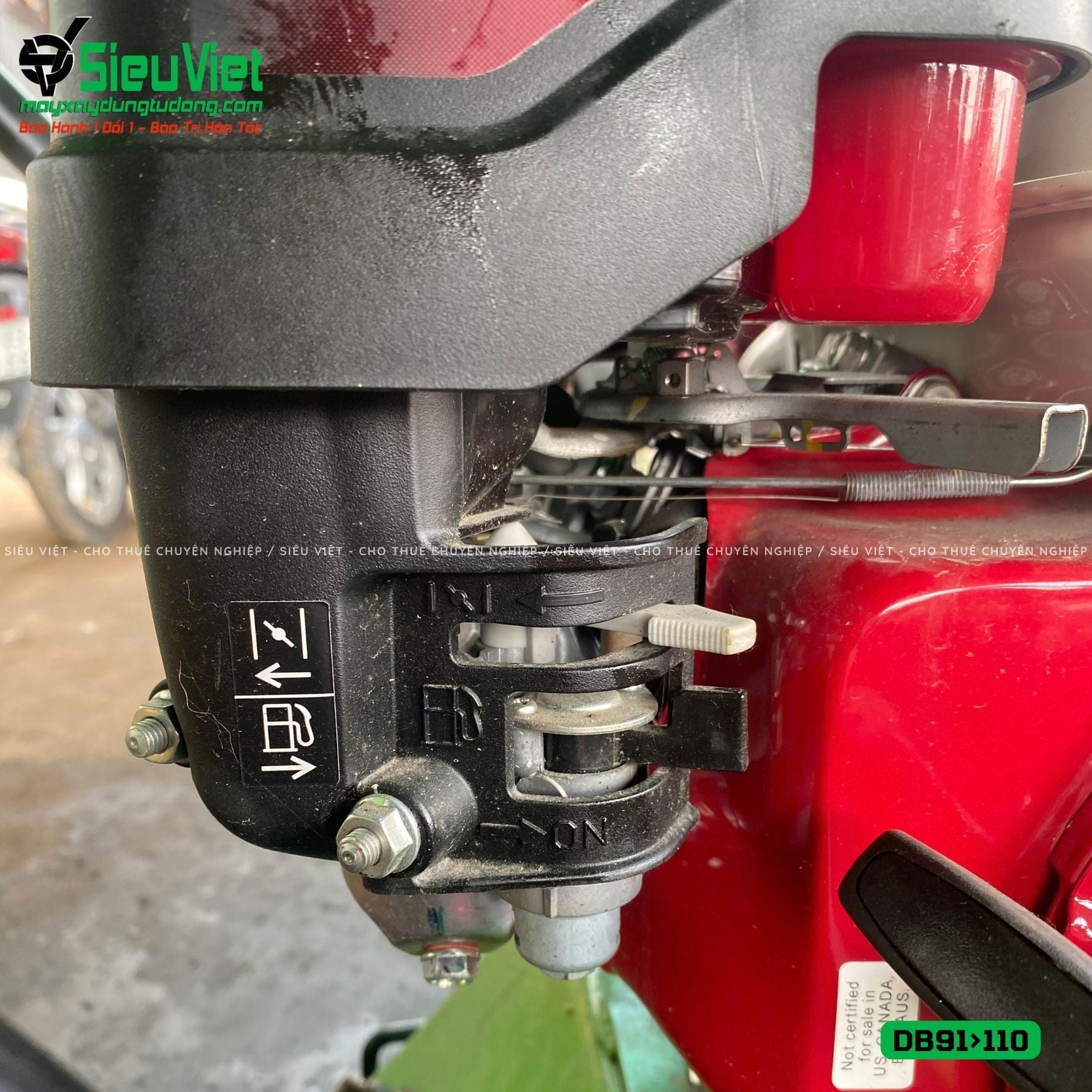 (Cũ) Máy đầm bàn 91>110Kg Nhật Bản (Động cơ Honda GX200 mới 100%)