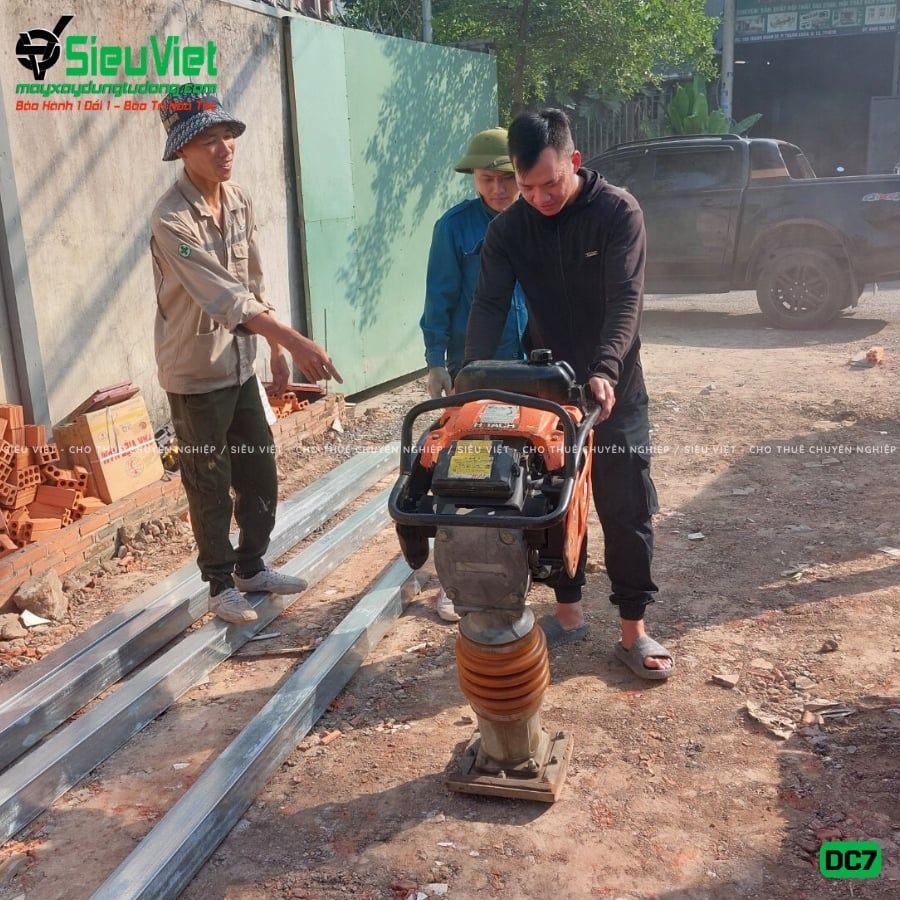 Thuê Ngày Máy đầm cóc DC7 70-80kg (Xăng)